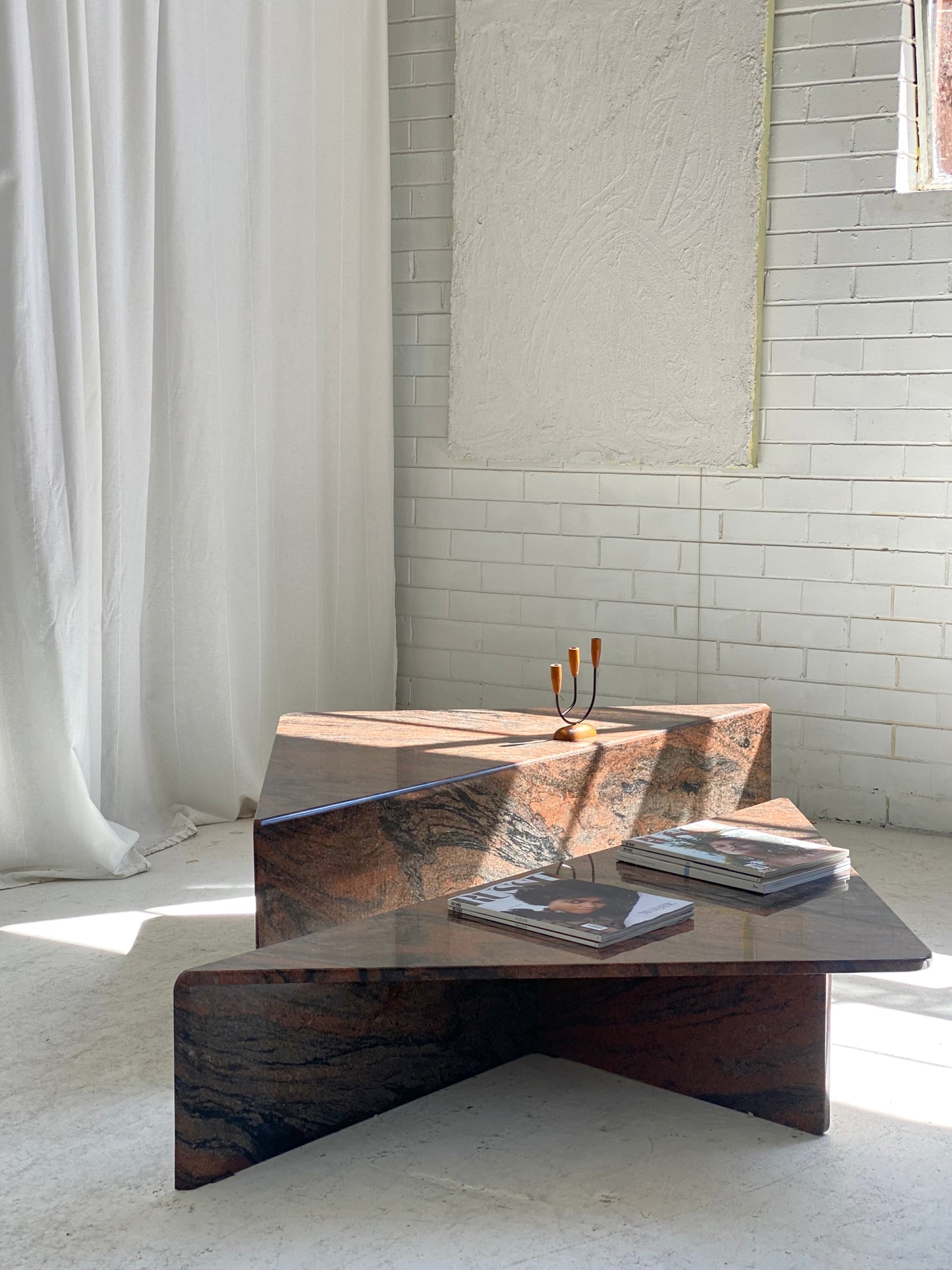 Two Piece Triangle Coffee Tables