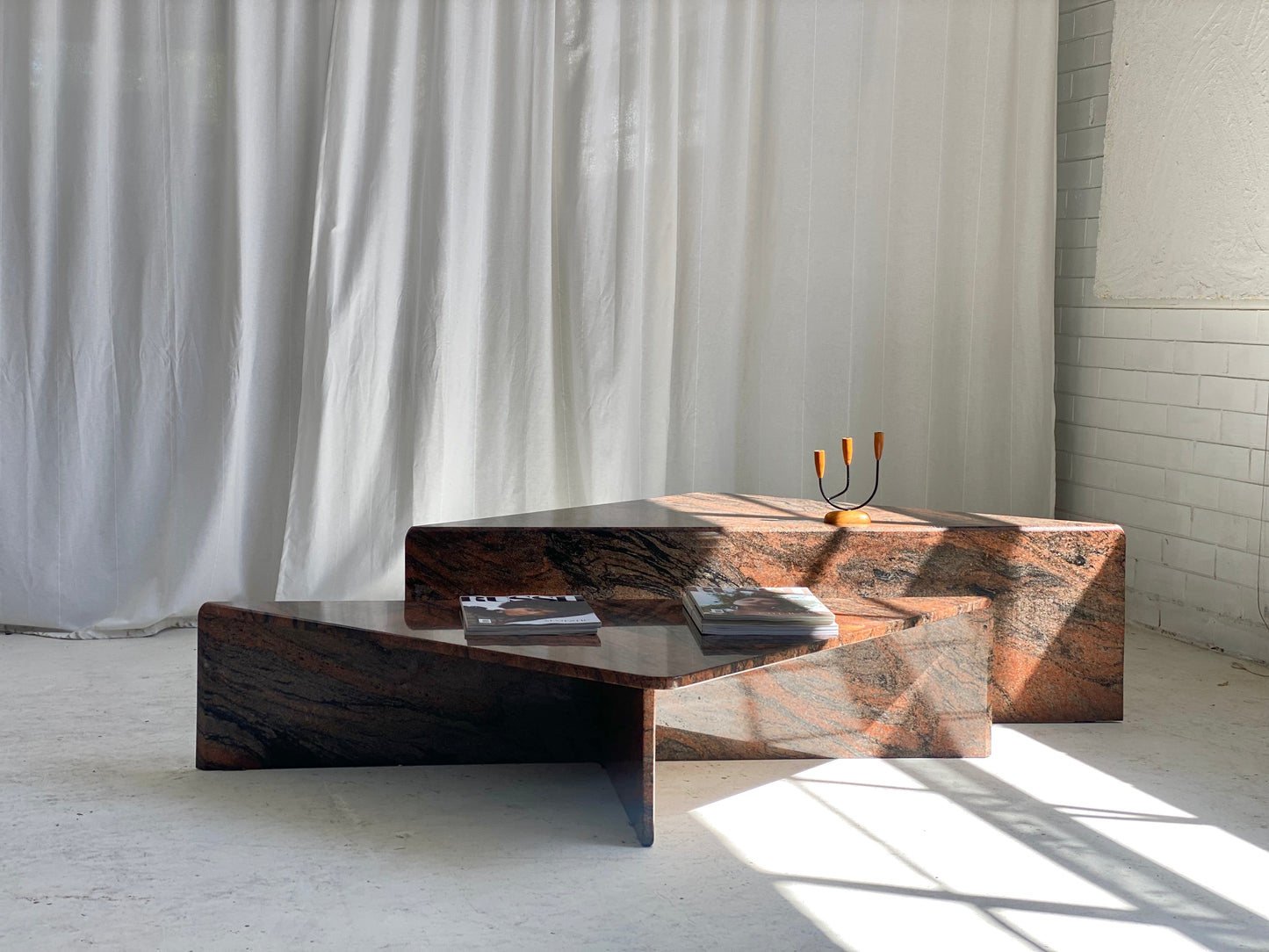 Two Piece Triangle Coffee Tables