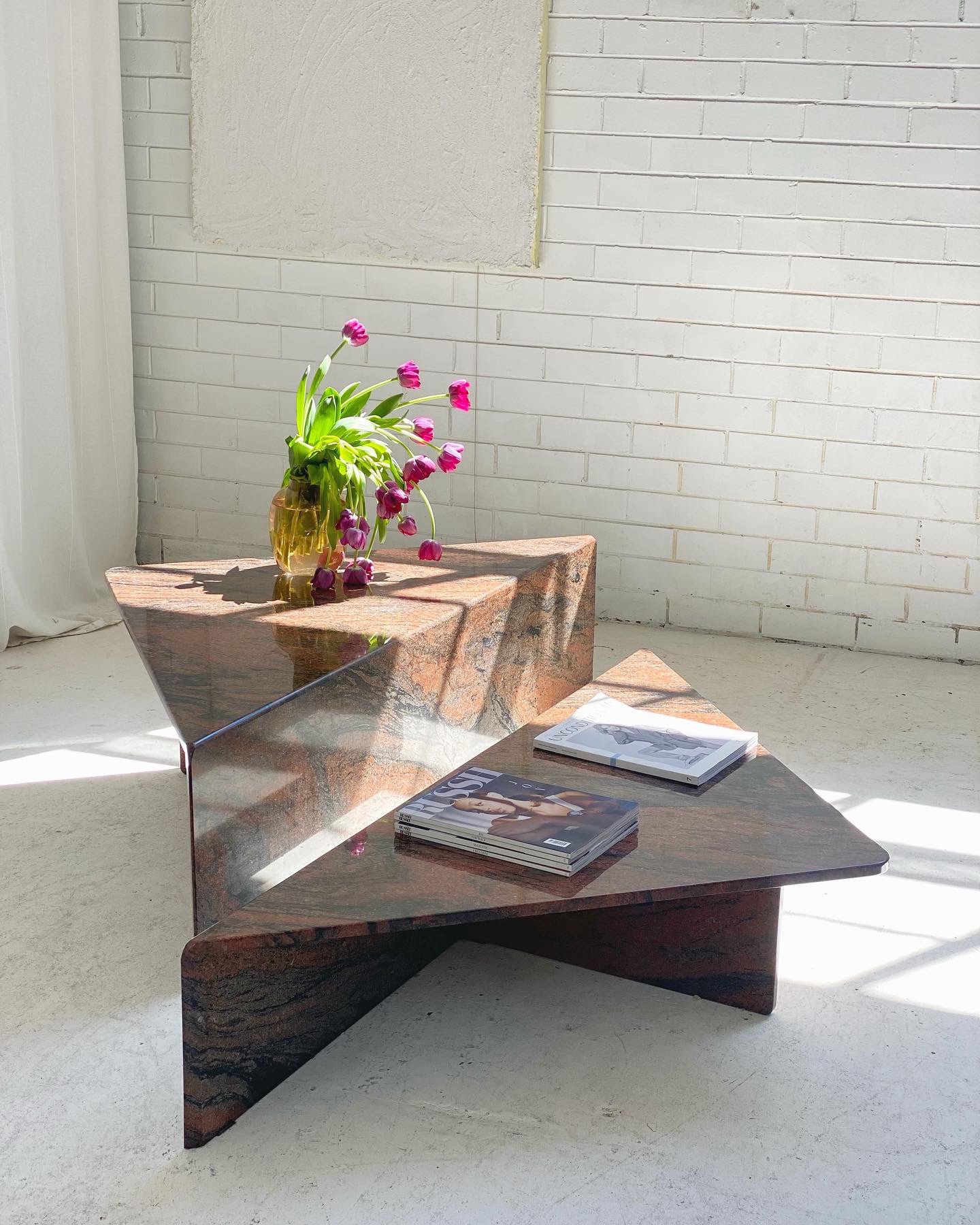 Two Piece Triangle Coffee Tables