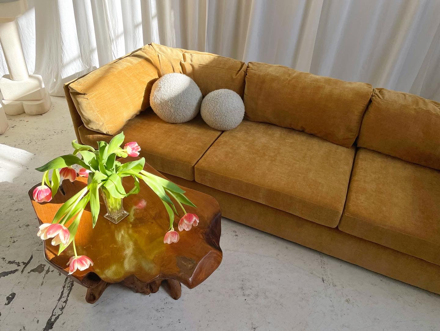 Custom Mustard Sofa - Preorder