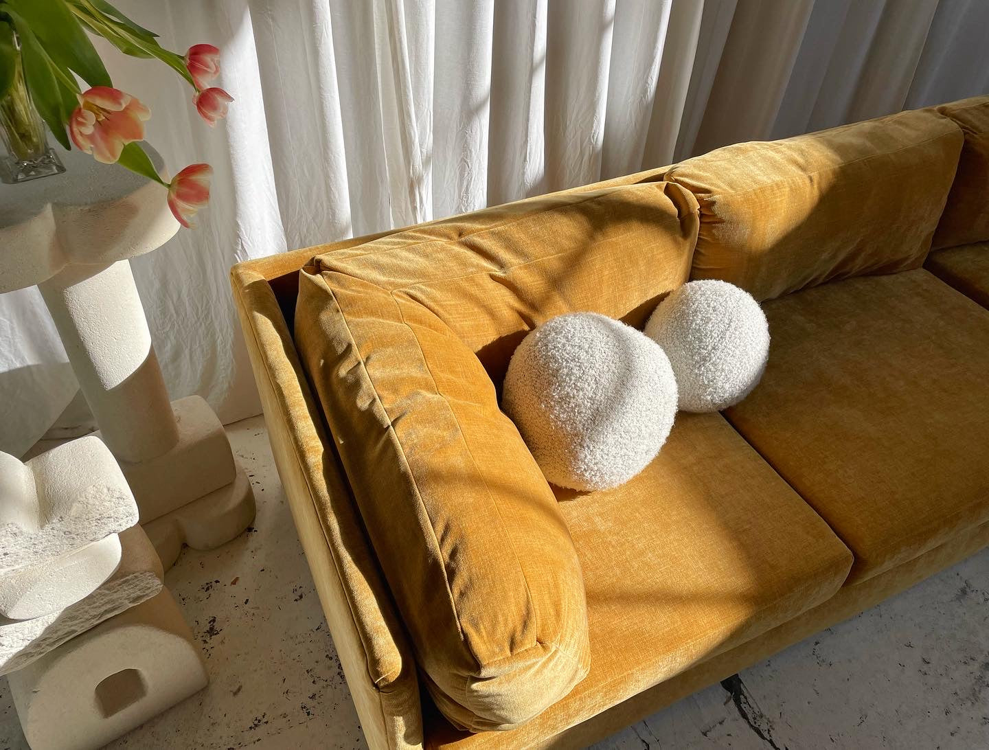 Custom Mustard Sofa - Preorder