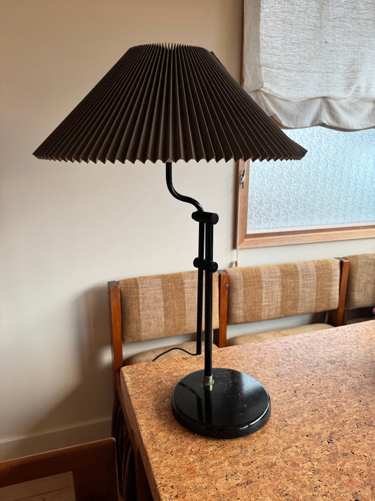 Vintage Adjustable Pleated Lamp