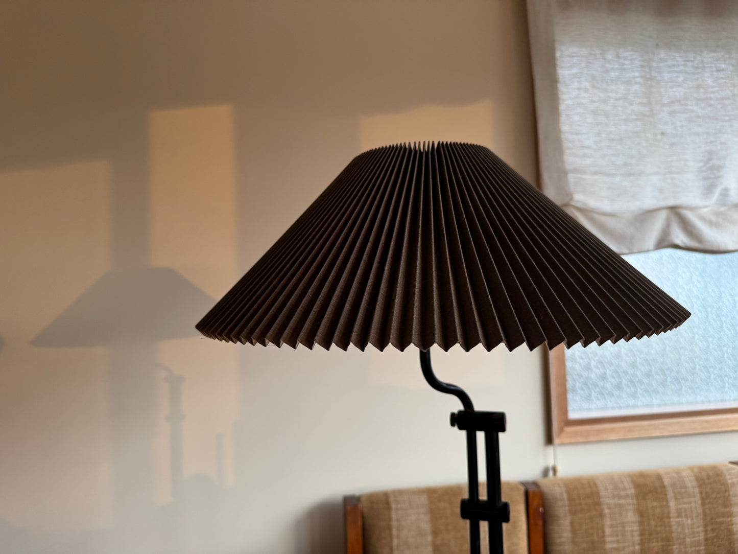 Vintage Adjustable Pleated Lamp