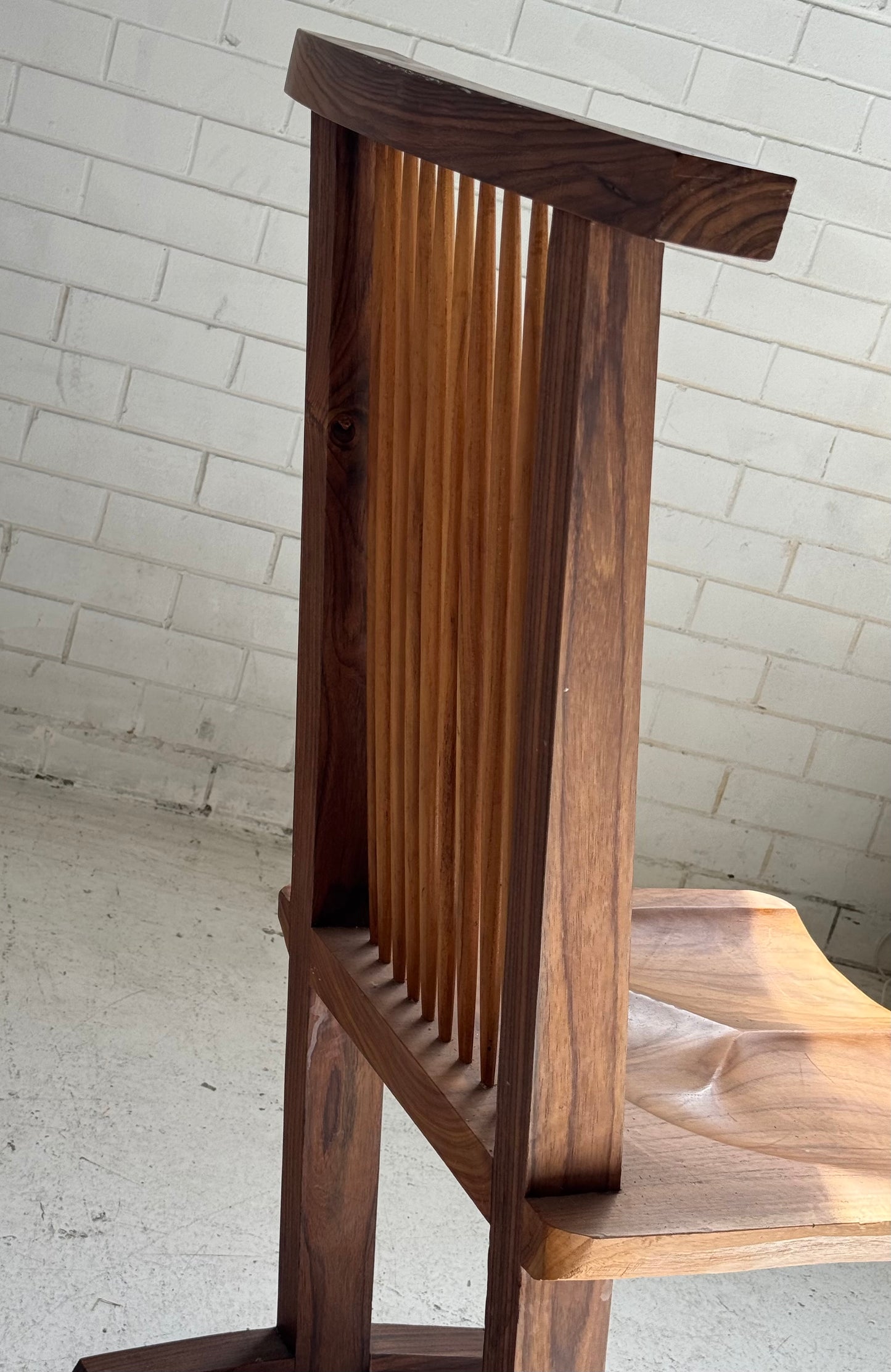Handmade Wooden ‘Conoid’ Chairs