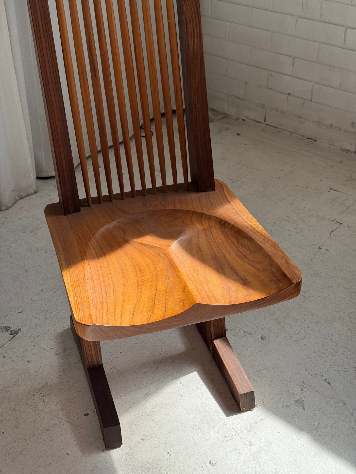 Handmade Wooden ‘Conoid’ Chairs