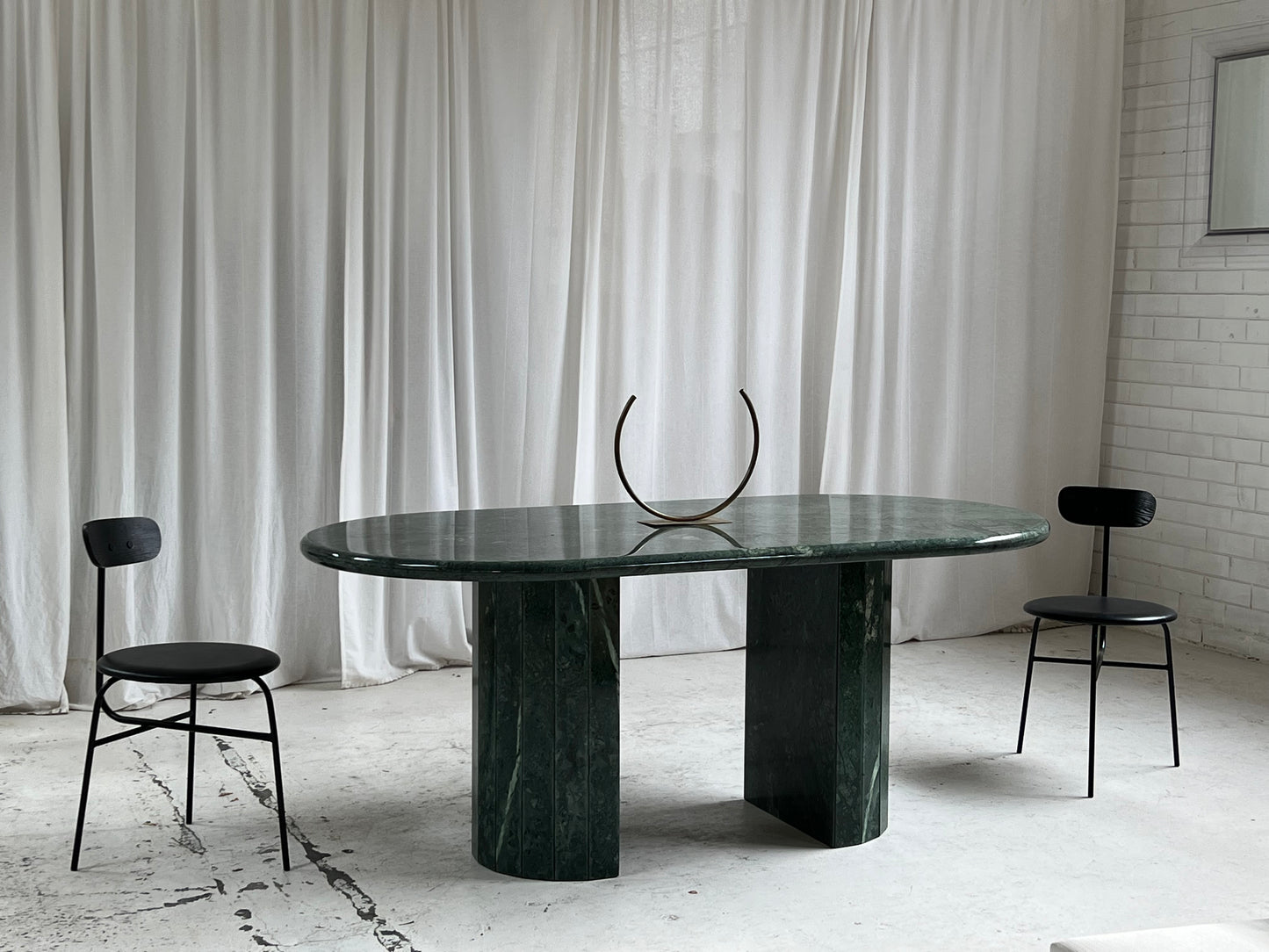 Verde Green Marble Dining Table /Desk