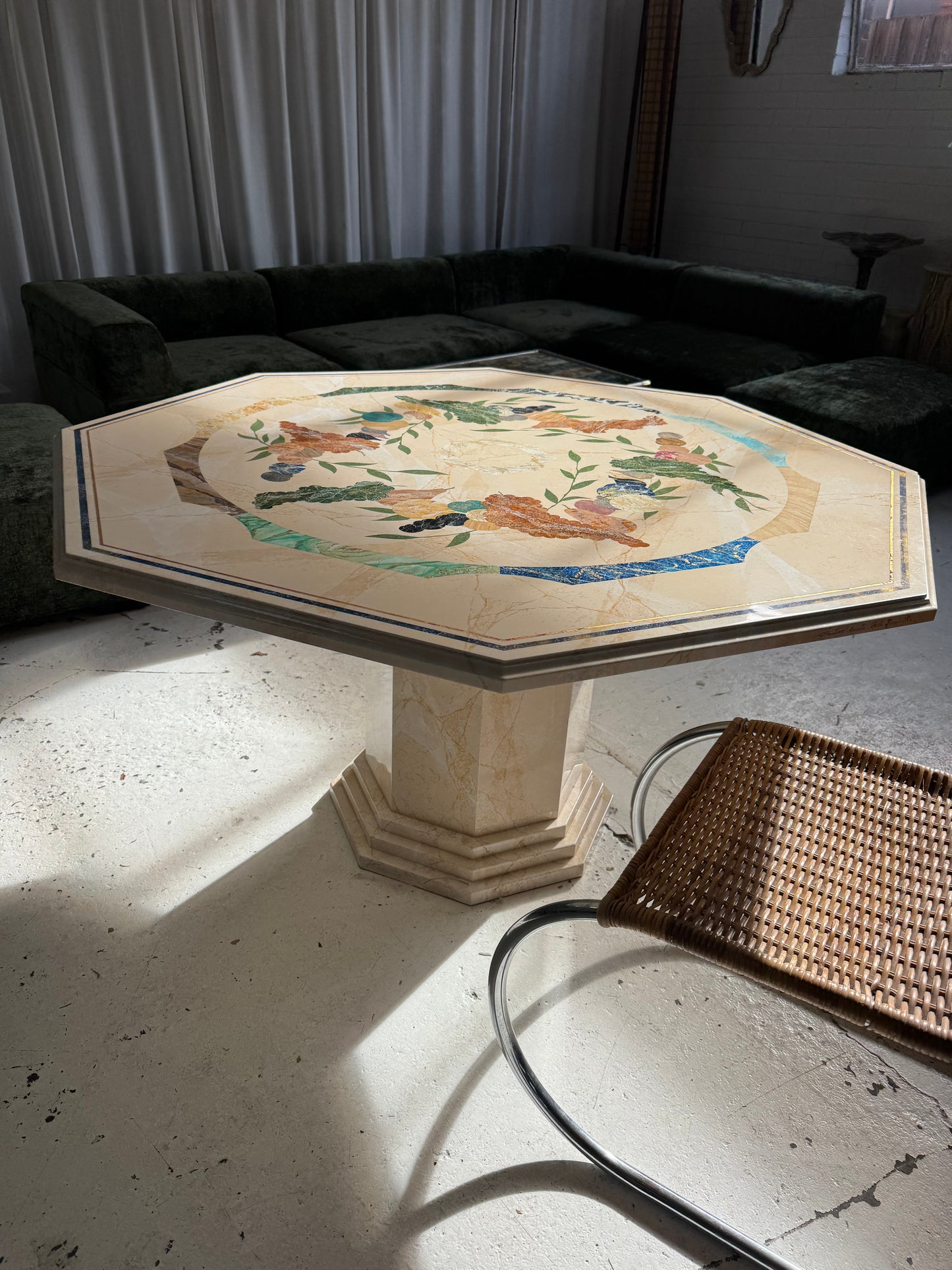 Vintage Patterned Dining Table
