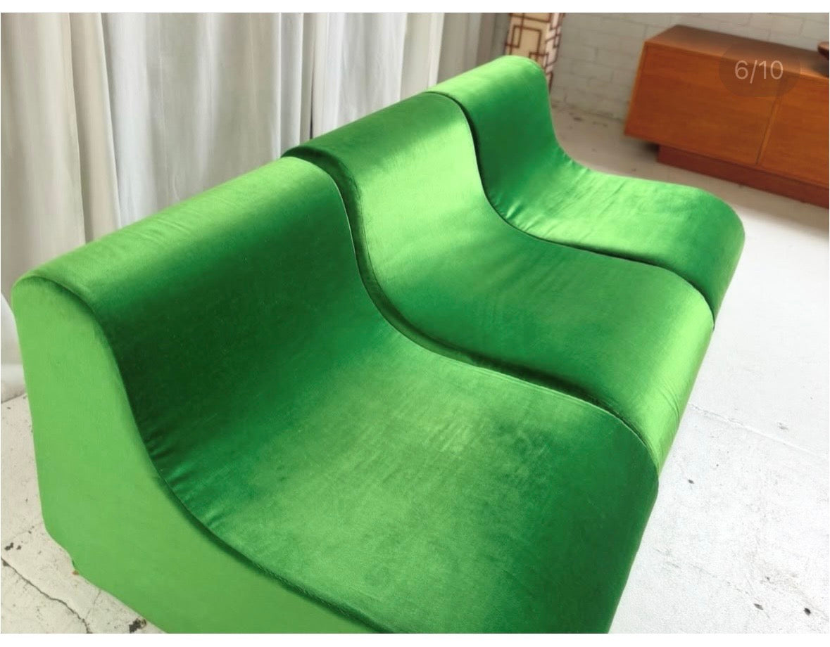 Vintage Foam Modular Armchairs