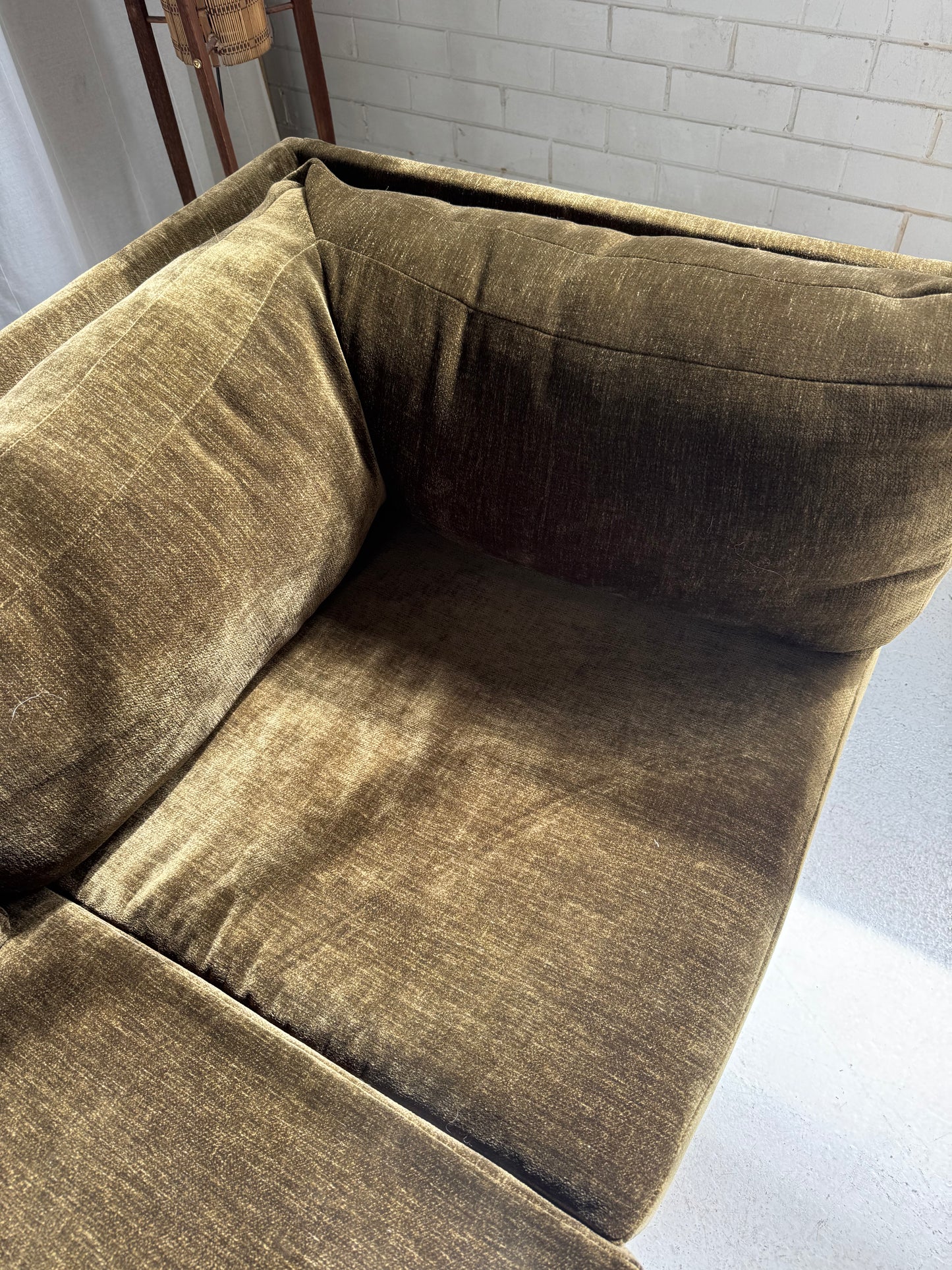 Restored Fler Modular Sofa Set - Bark Velvet