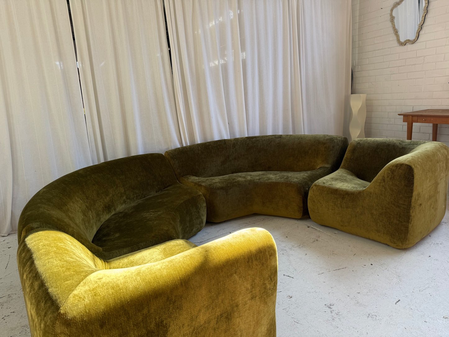 Large Featherston Numero Vintage Modular Sofa Set - Reupholstered