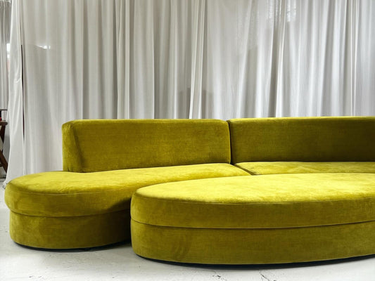 Bespoke Curved Modular Sofa & Ottoman - Preorder