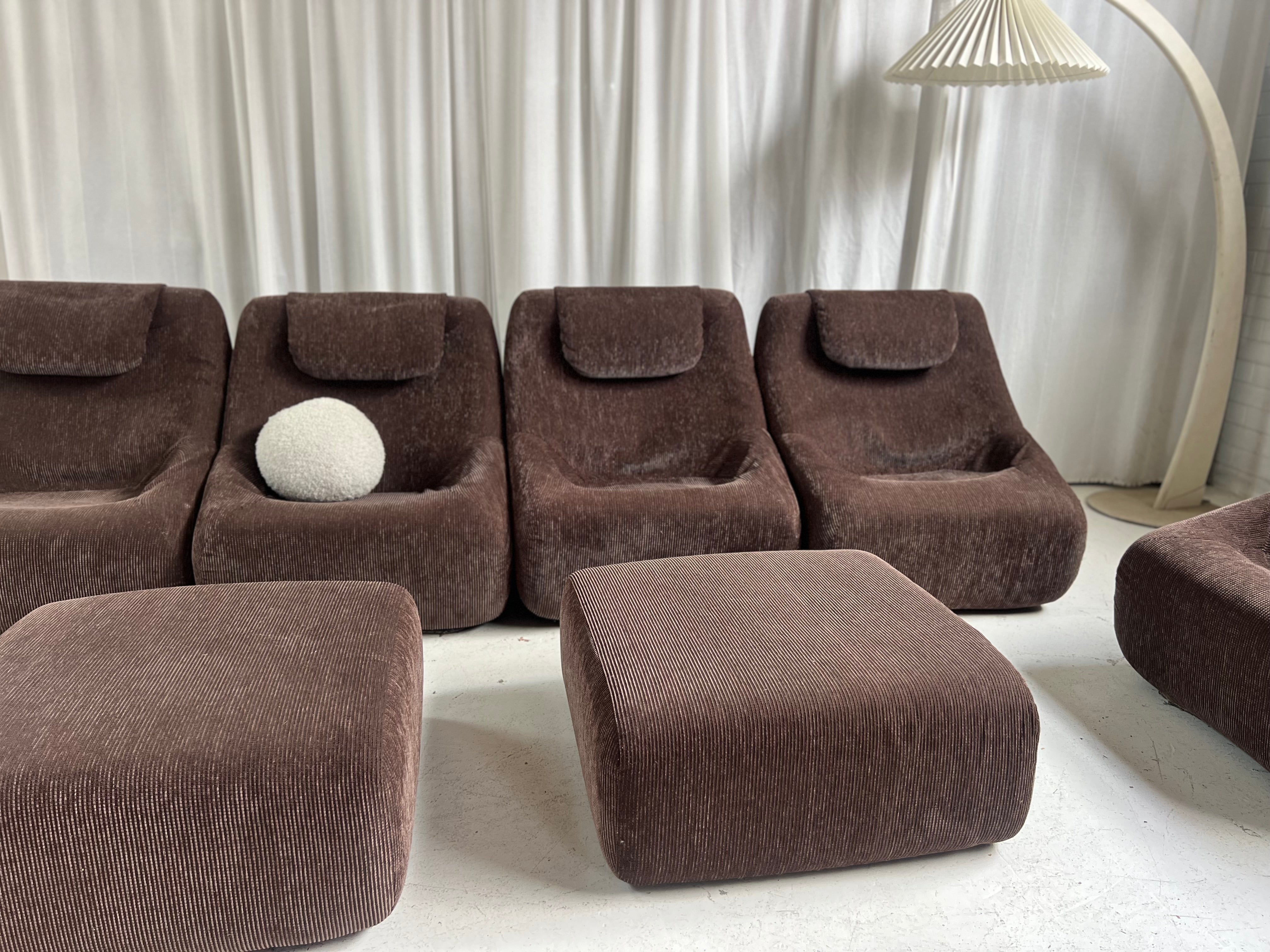 Vintage Featherston IV Modular - Choc Corduroy – Mood Objects