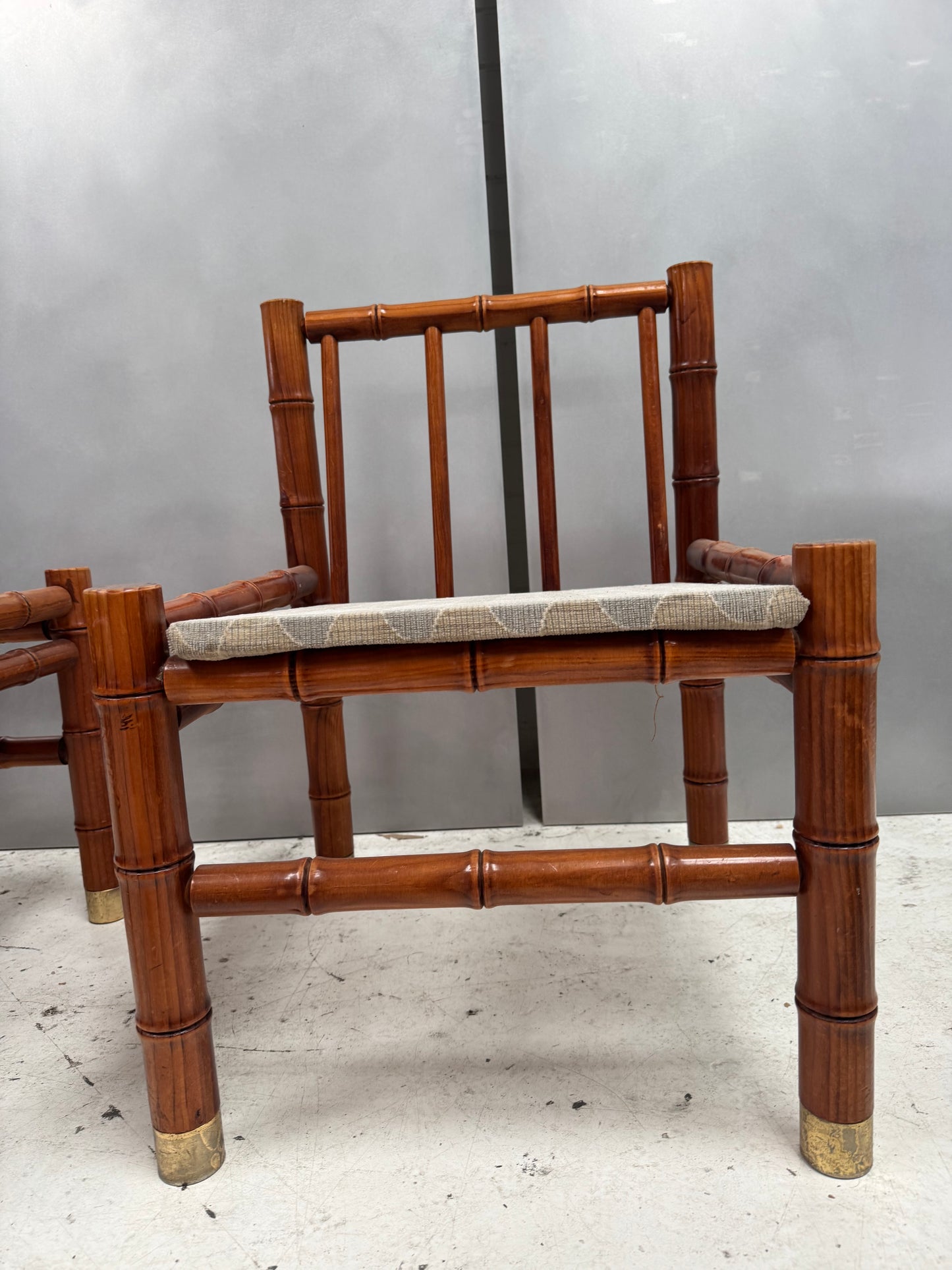 Vintage Bamboo Chairs - Set of 4