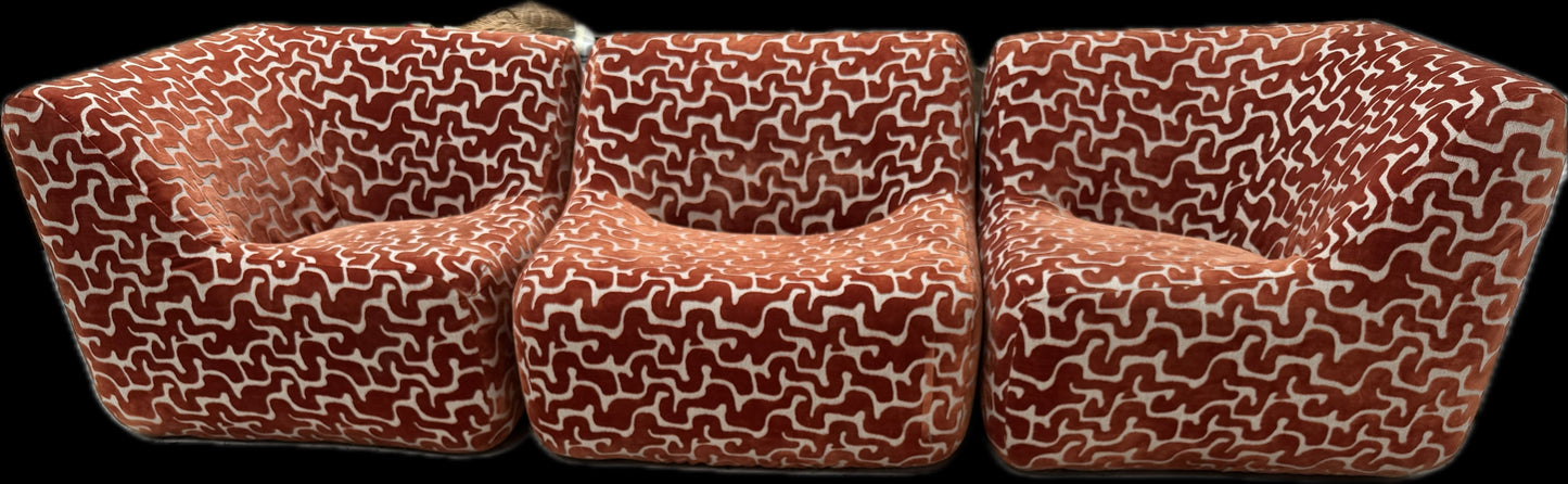 Large Featherston Numero Vintage Modular Sofa Set - Custom Reupholstered