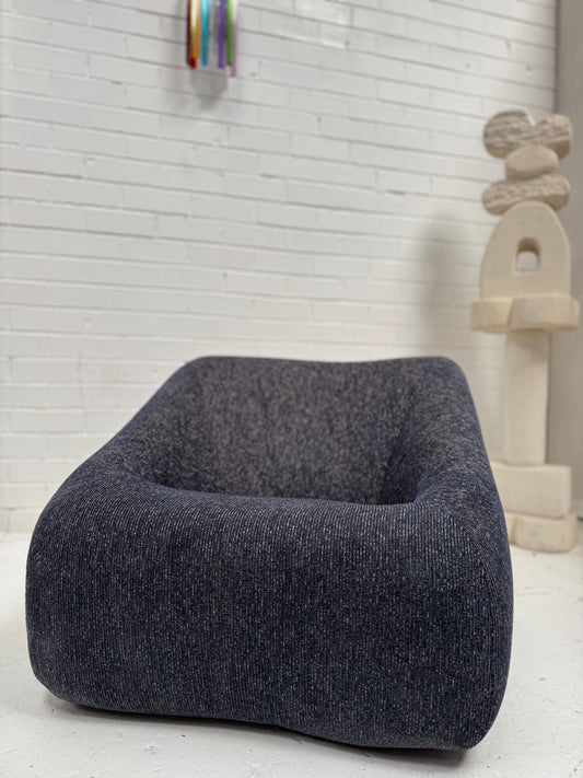 Vintage Featherston Numero IV Modular Armchair - Reupholstered (Navy)