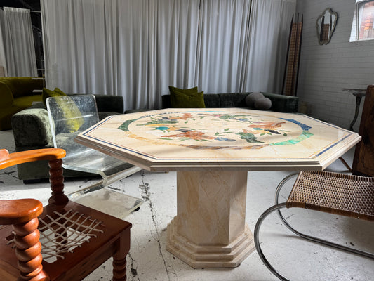Vintage Patterned Dining Table