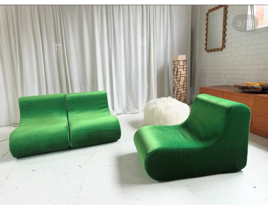 Vintage Foam Modular Armchairs