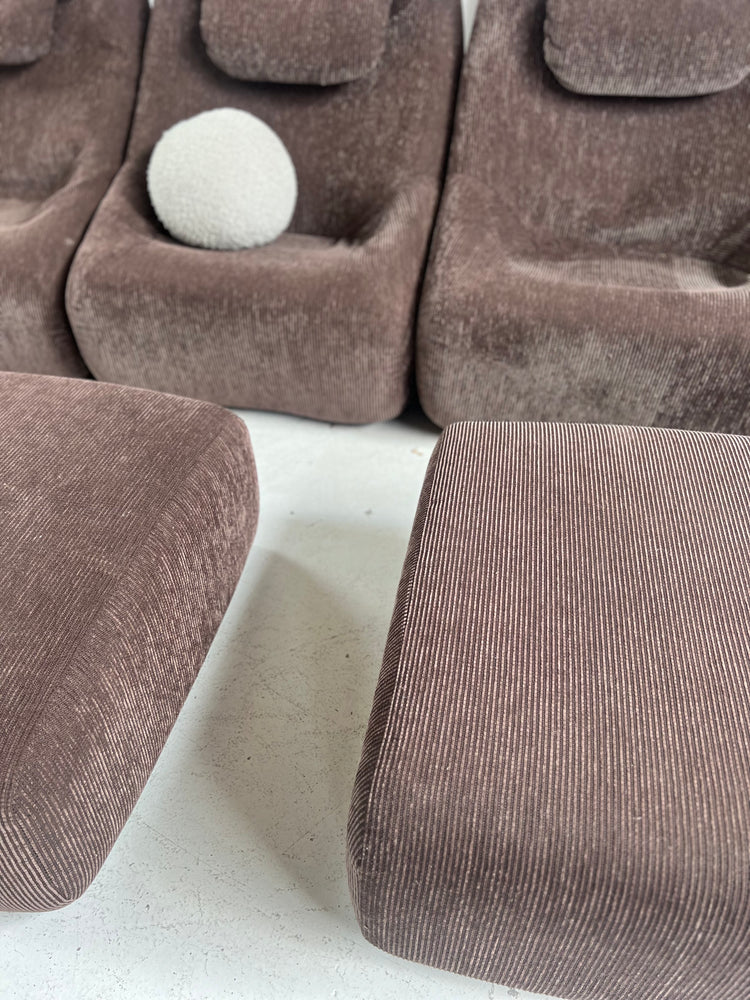 Vintage Featherston IV Modular - Choc Corduroy – Mood Objects
