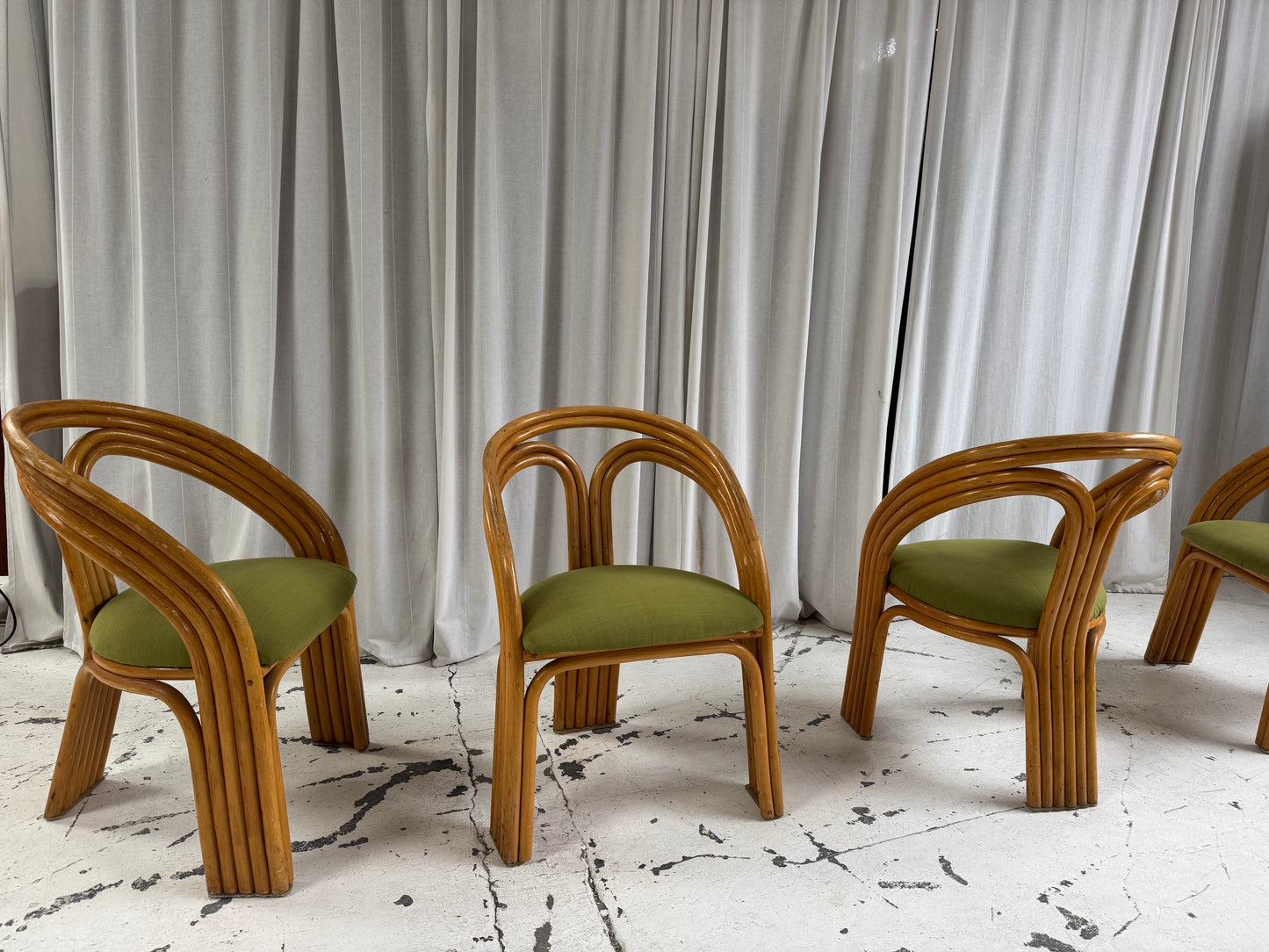 Axel Enthoven Bamboo Chairs - Set of 4