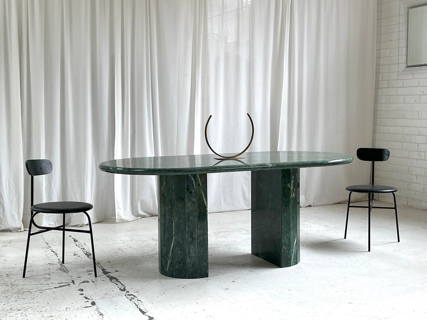 Verde Green Marble Dining Table /Desk