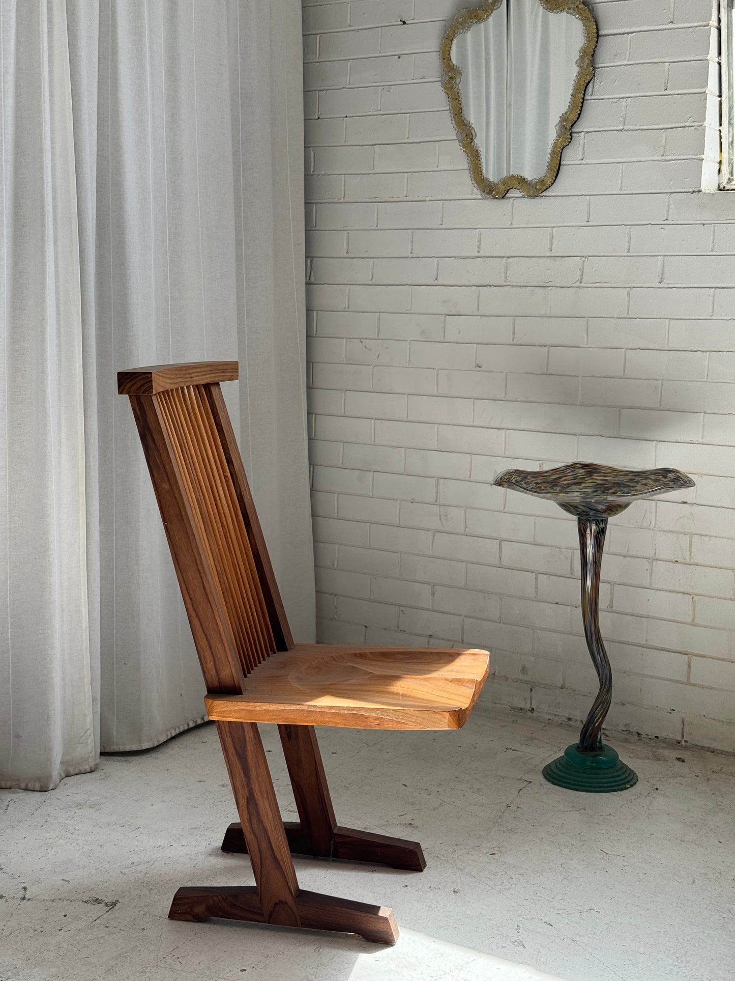 Handmade Wooden ‘Conoid’ Chairs