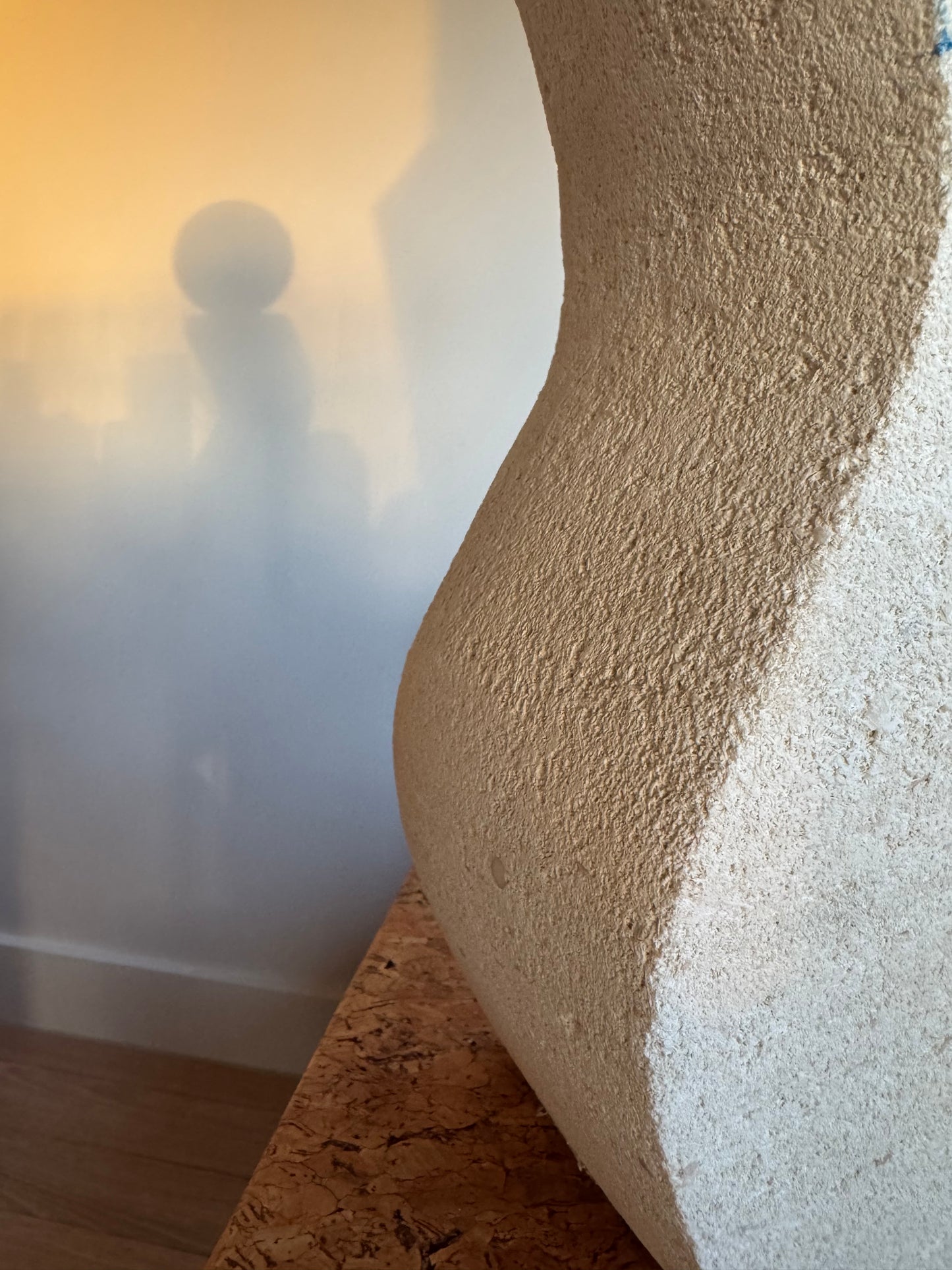 Hand Crafted Limestone Lamp