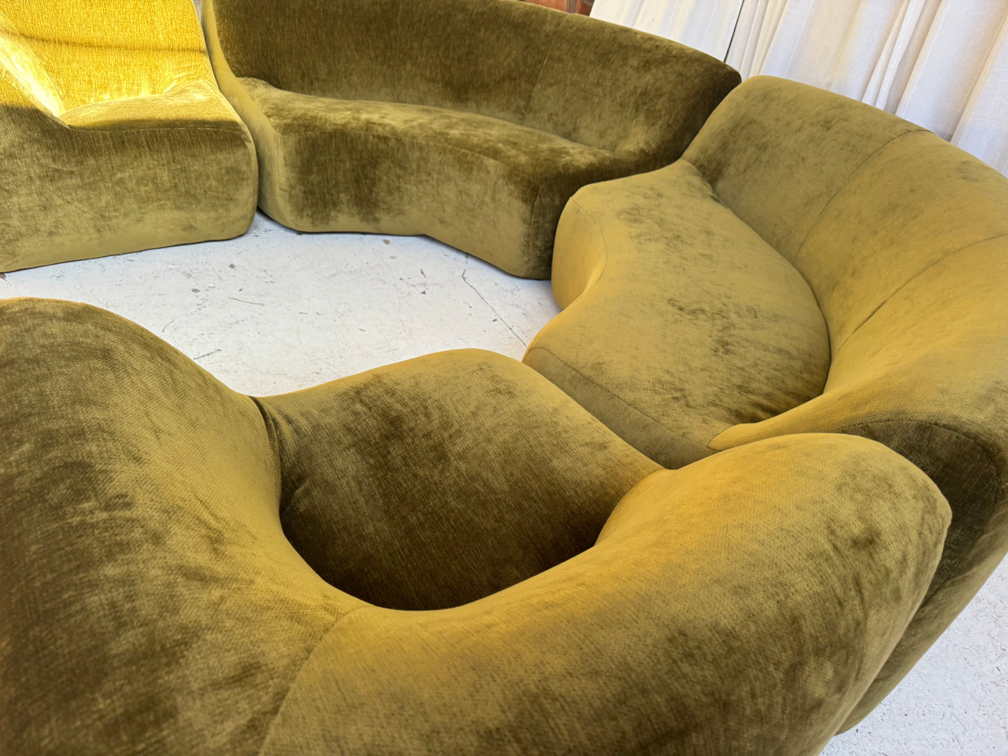 Large Featherston Numero Vintage Modular Sofa Set - Reupholstered