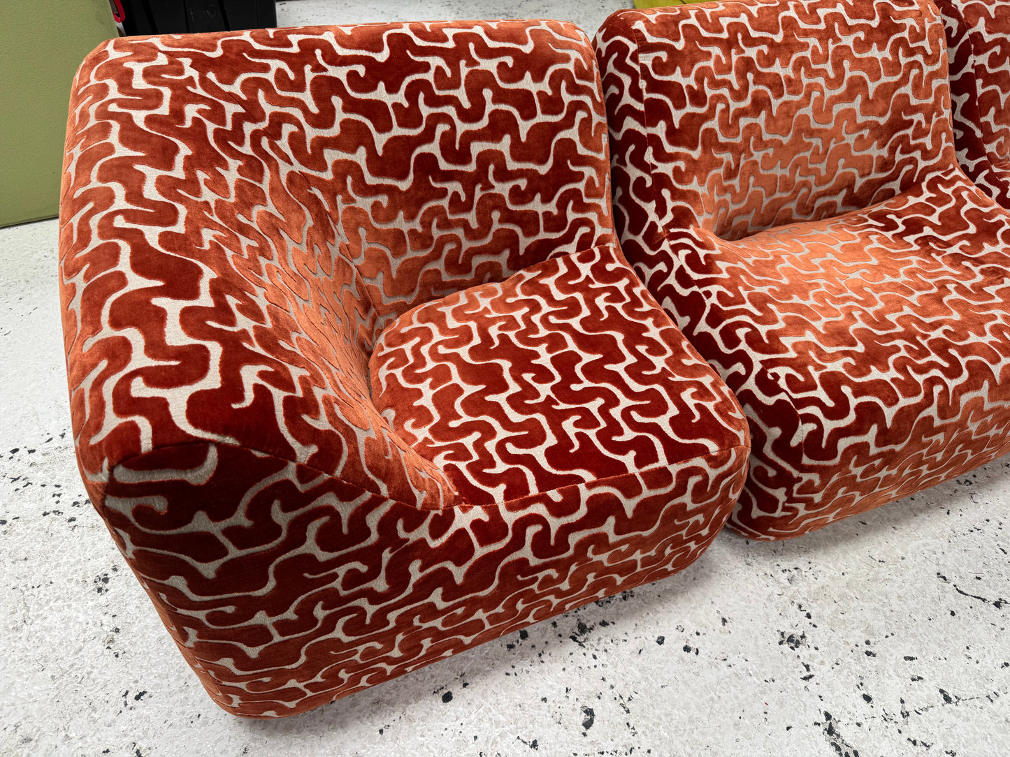 Large Featherston Numero Vintage Modular Sofa Set - Custom Reupholstered