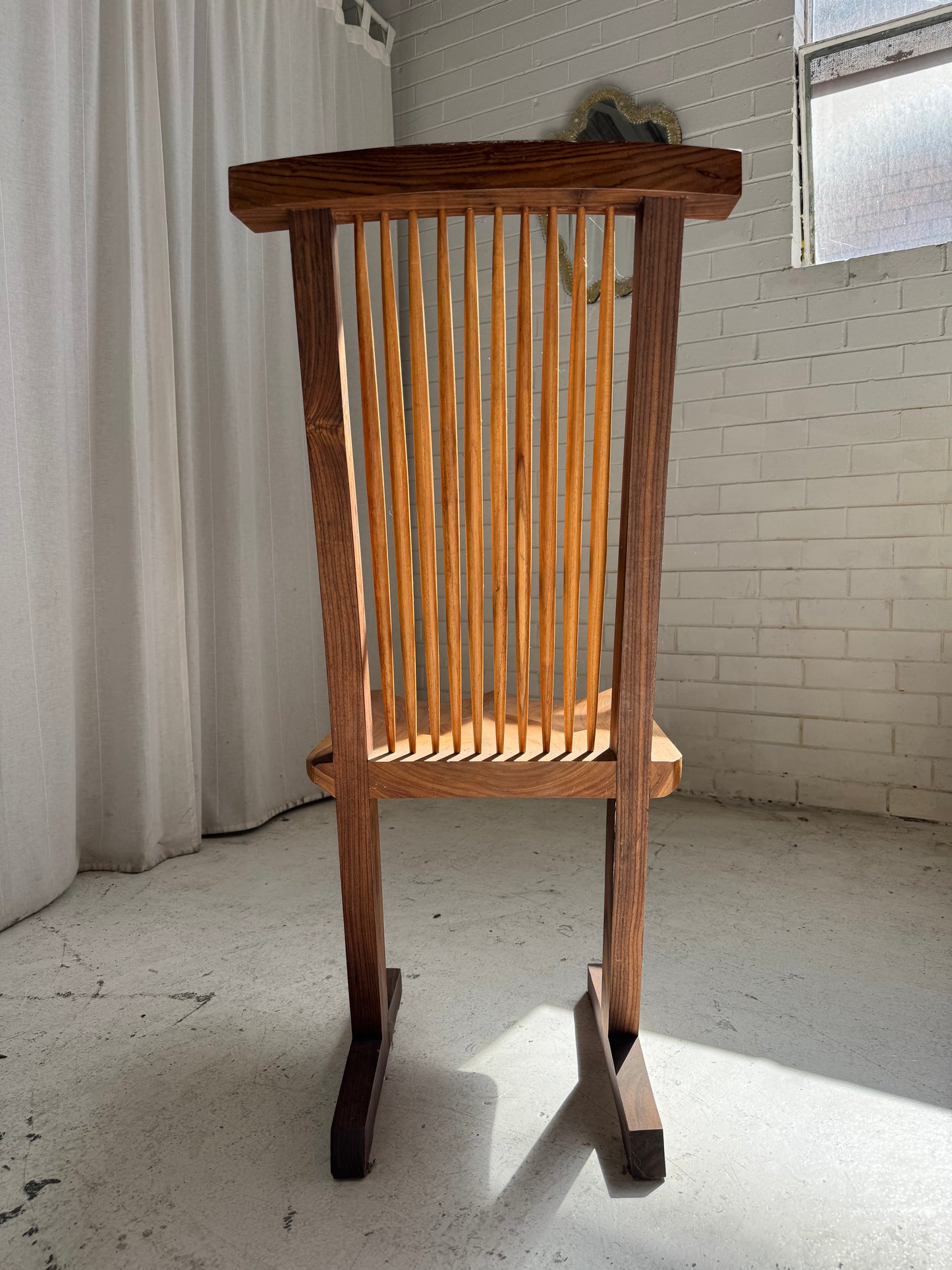 Handmade Wooden ‘Conoid’ Chairs