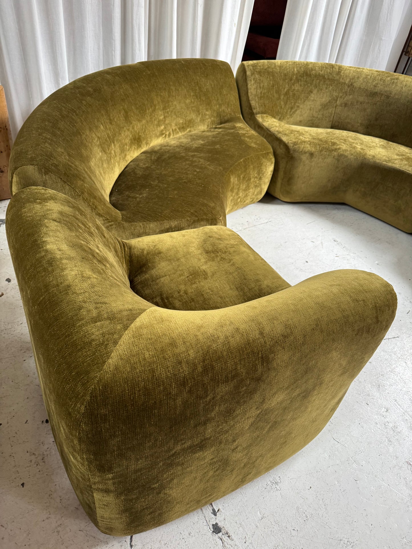 Large Featherston Numero Vintage Modular Sofa Set - Reupholstered