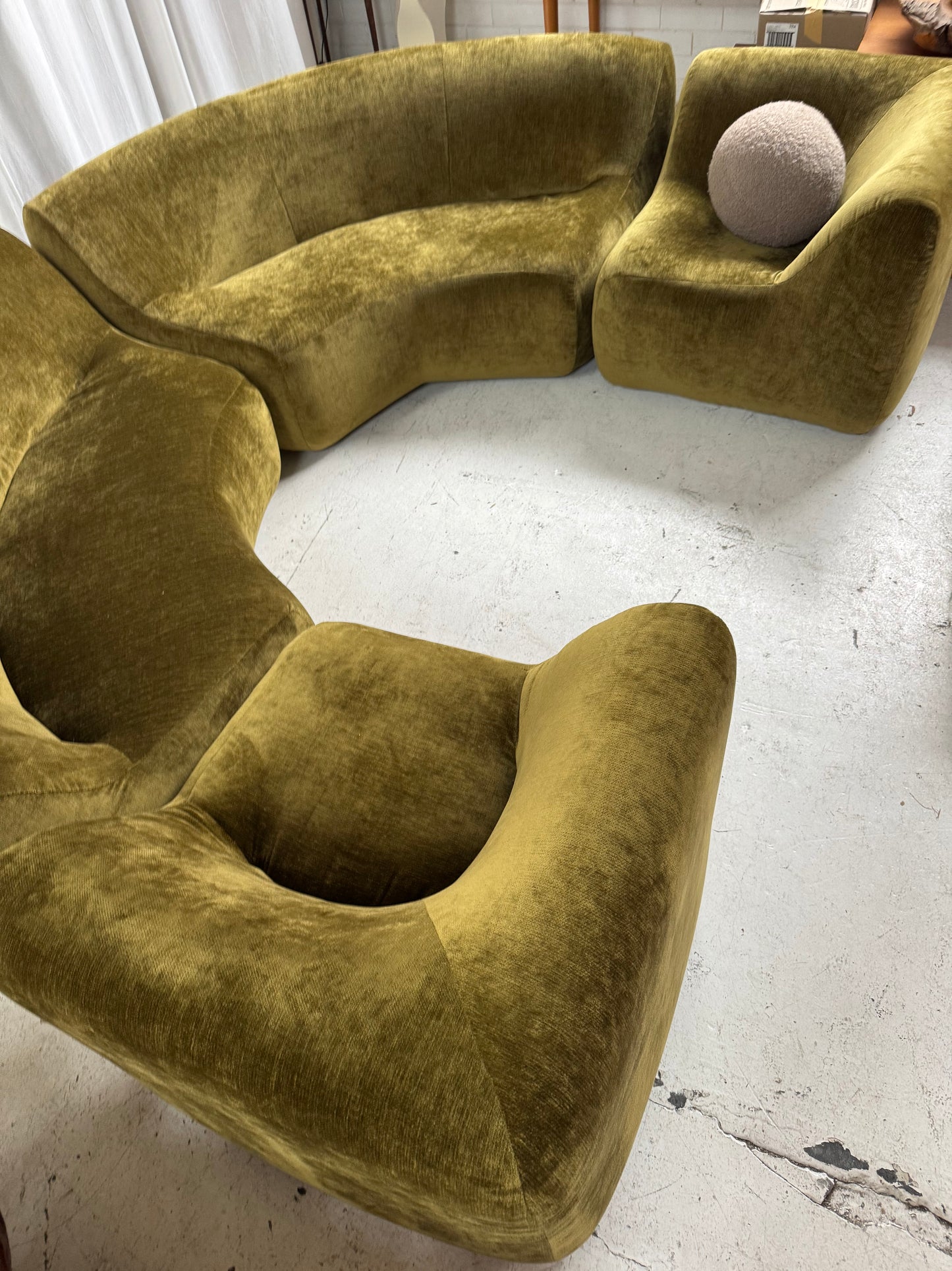 Large Featherston Numero Vintage Modular Sofa Set - Reupholstered