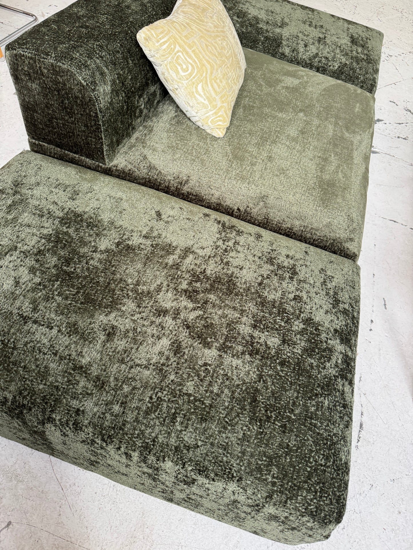 Bespoke Forest Green Modular Sofa