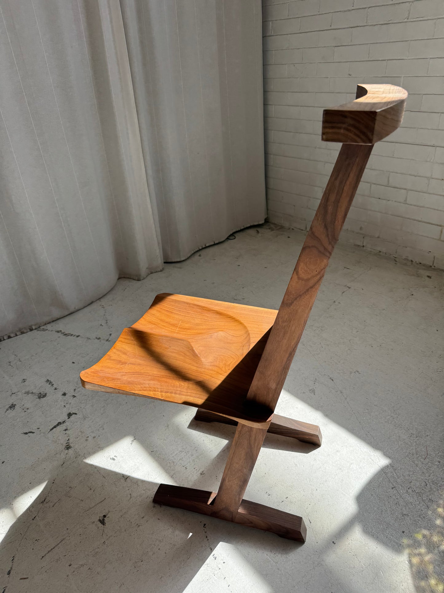 Handmade Wooden ‘Conoid’ Chairs