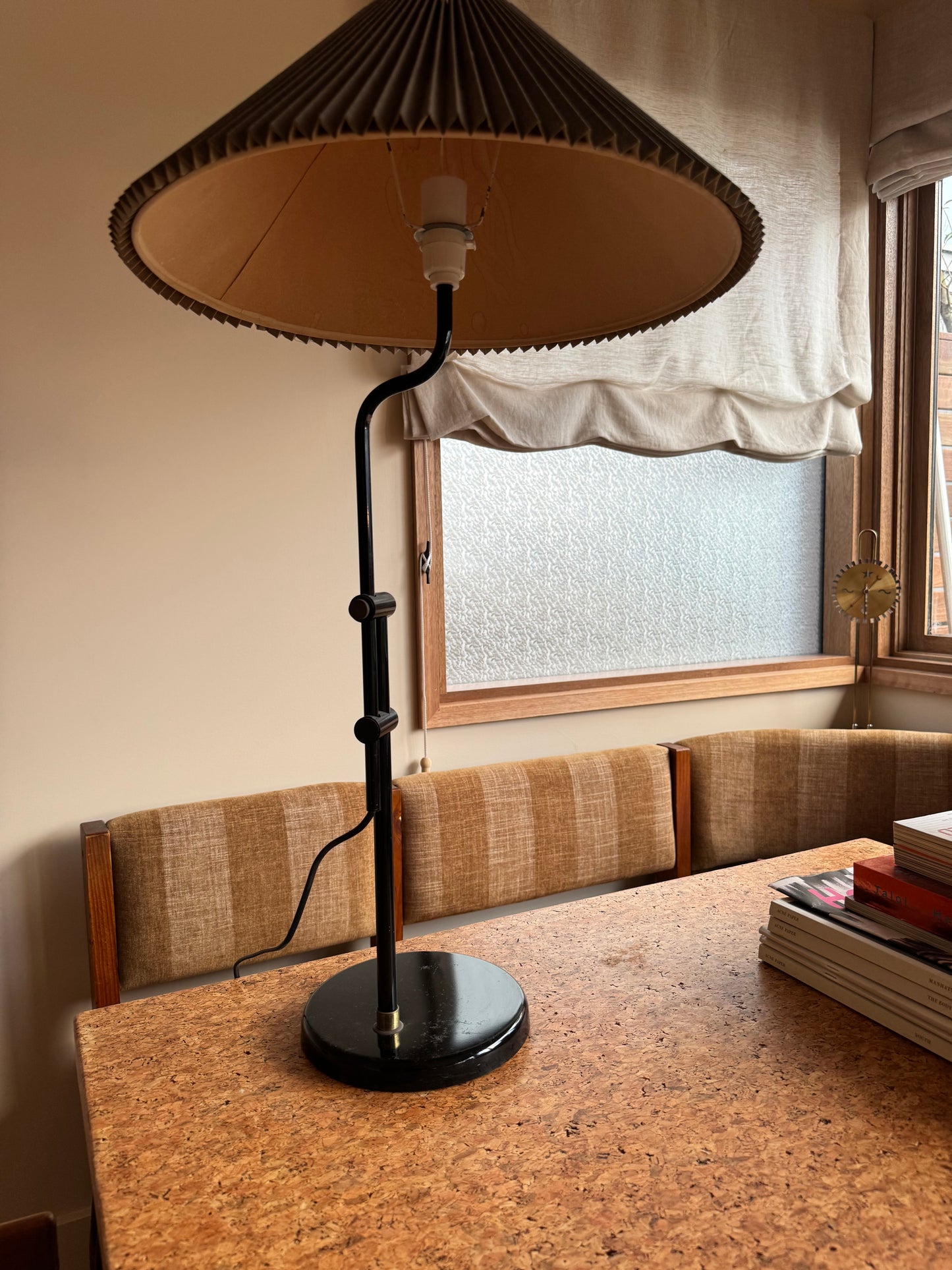 Vintage Adjustable Pleated Lamp