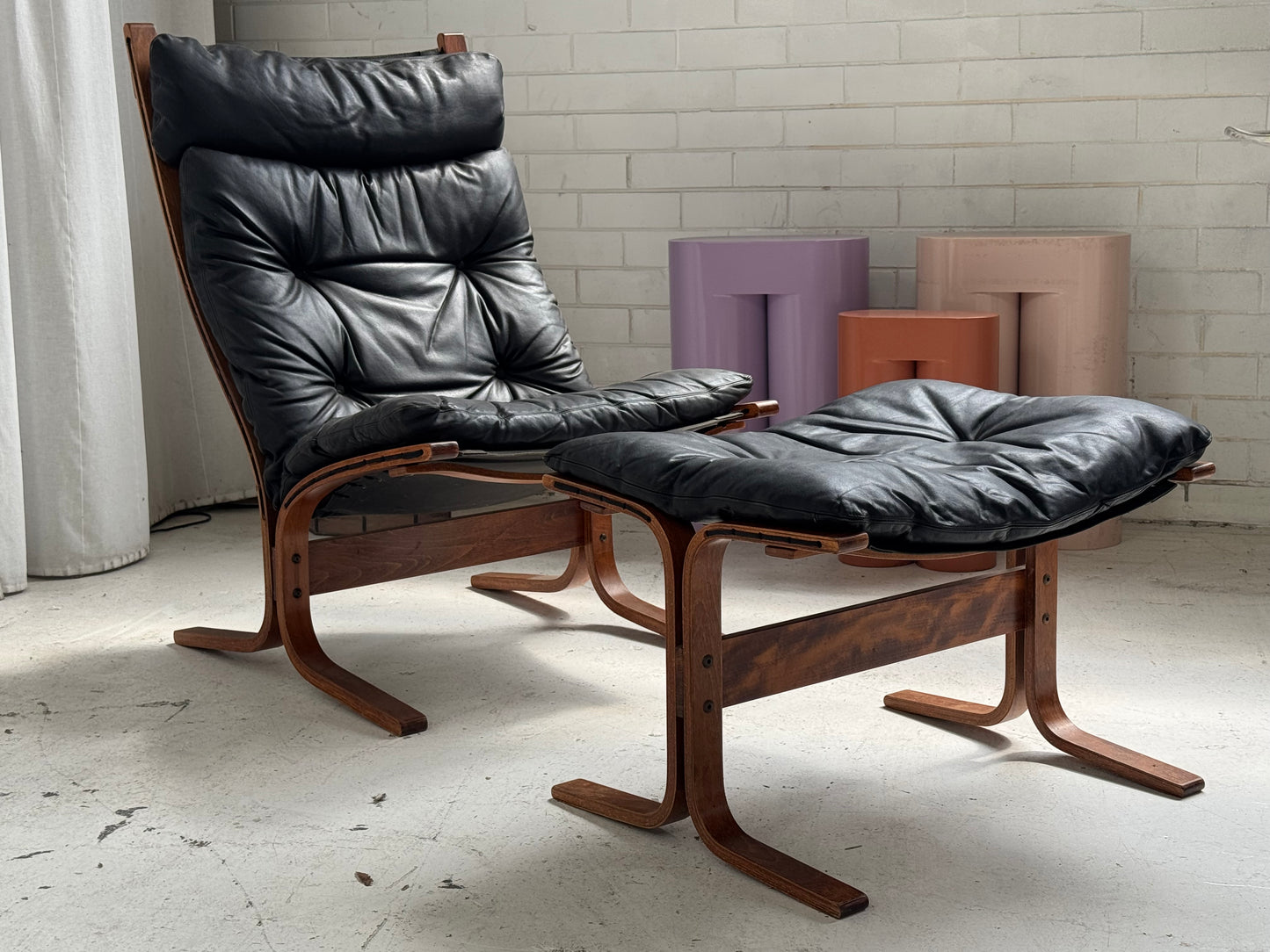 Ingmar Relling Siesta Chair & Ottoman Set