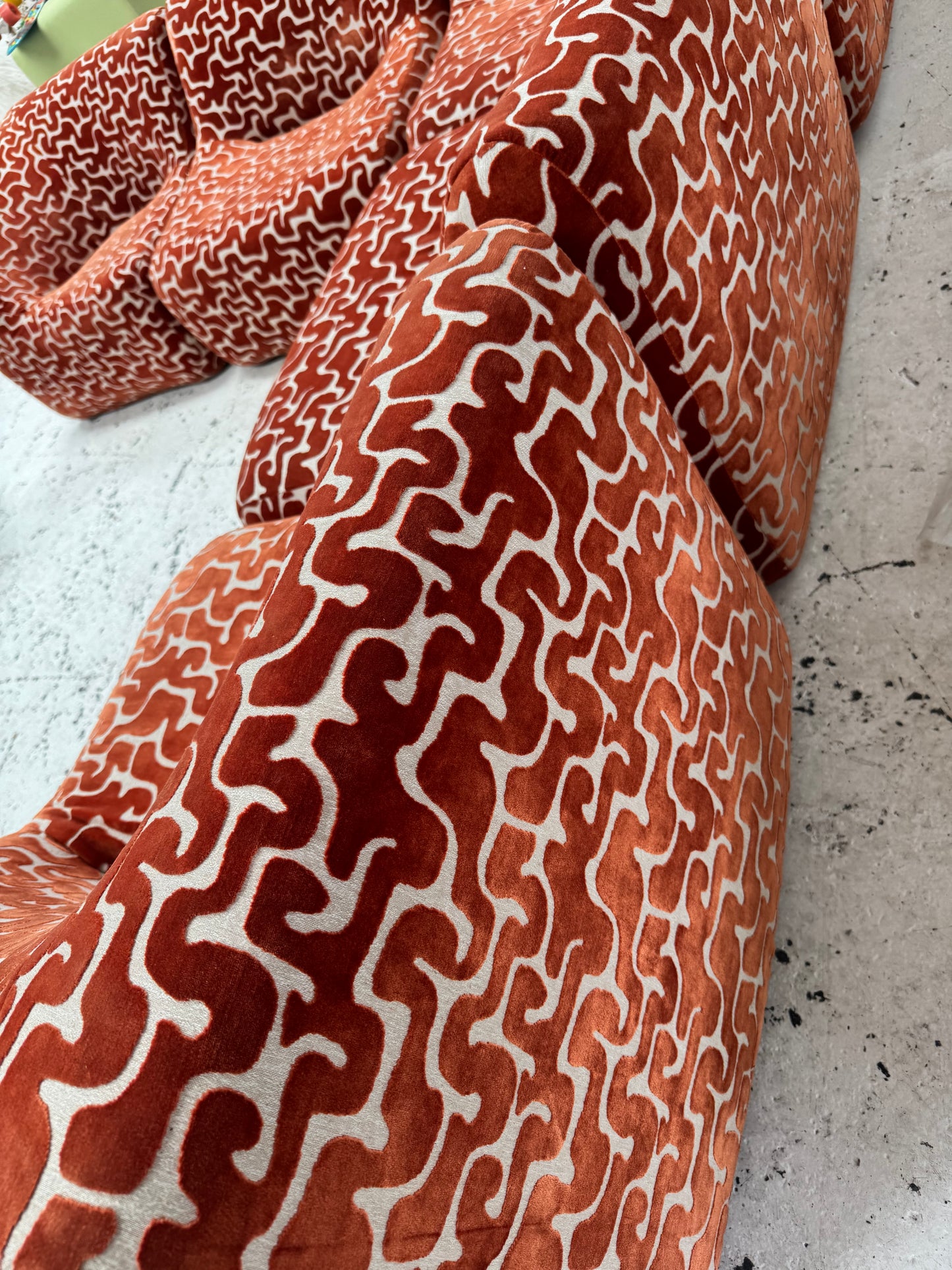 Large Featherston Numero Vintage Modular Sofa Set - Custom Reupholstered