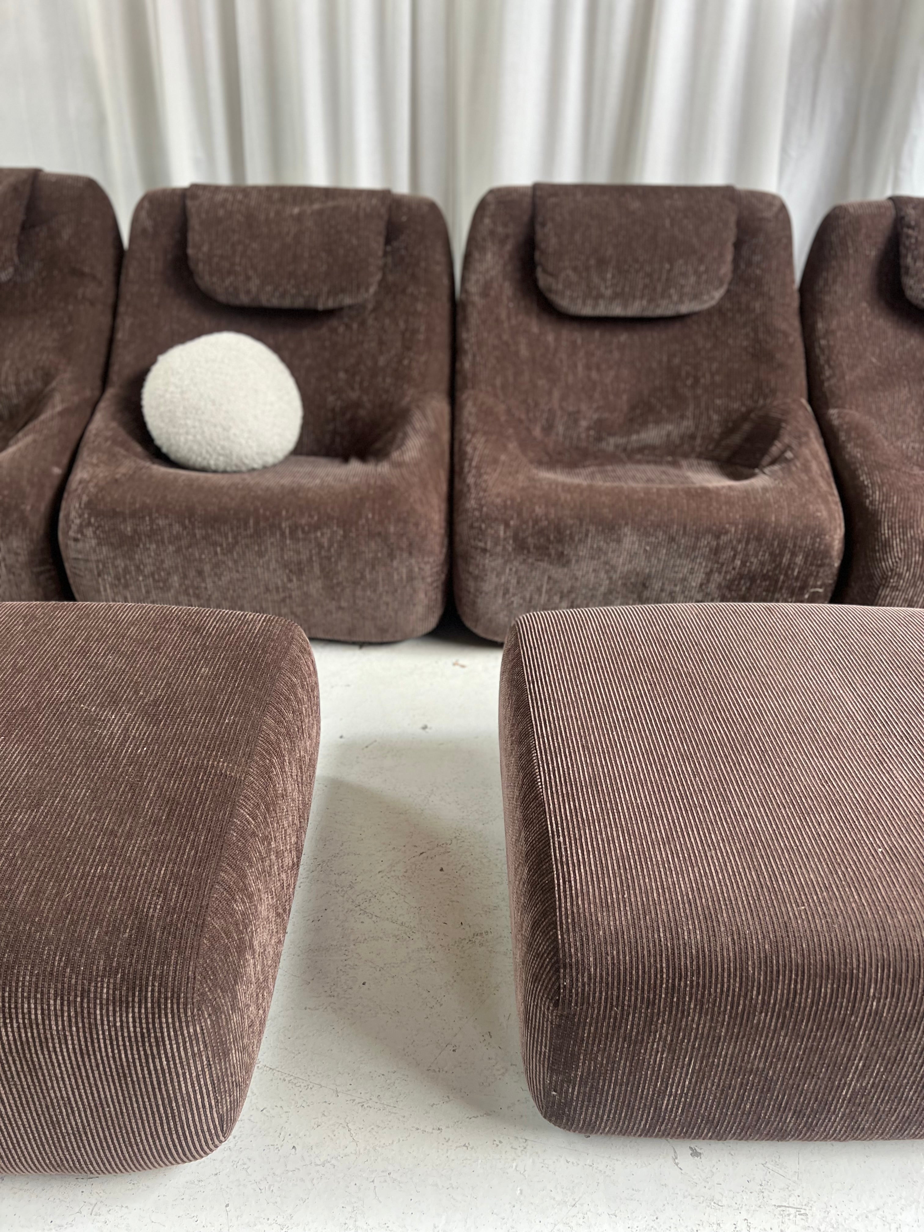 Vintage Featherston IV Modular - Choc Corduroy – Mood Objects