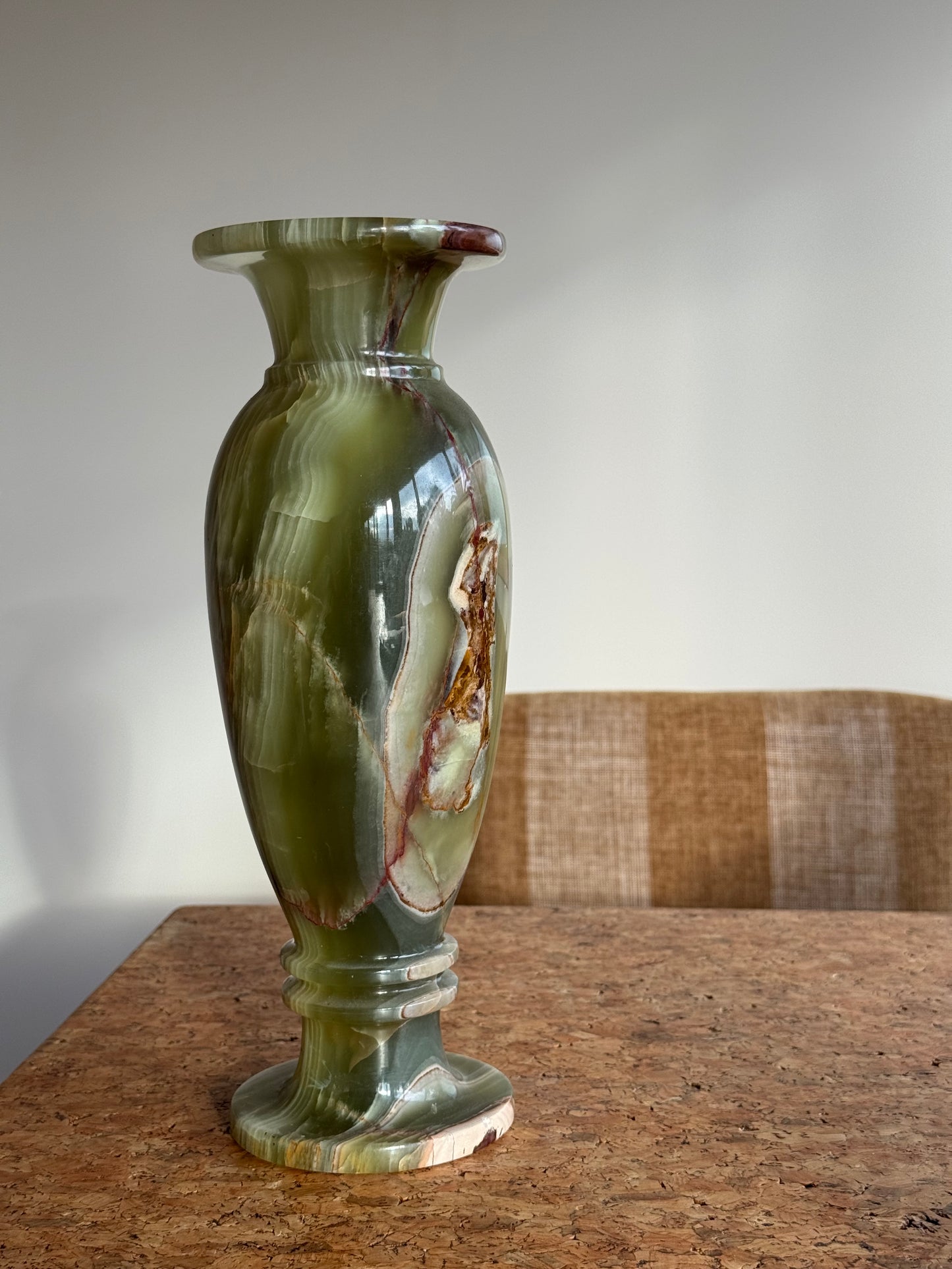 Green Onyx Vase