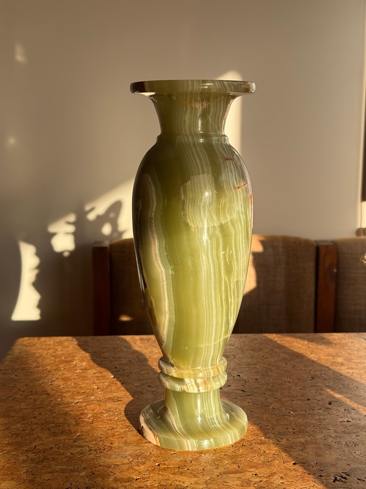 Green Onyx Vase