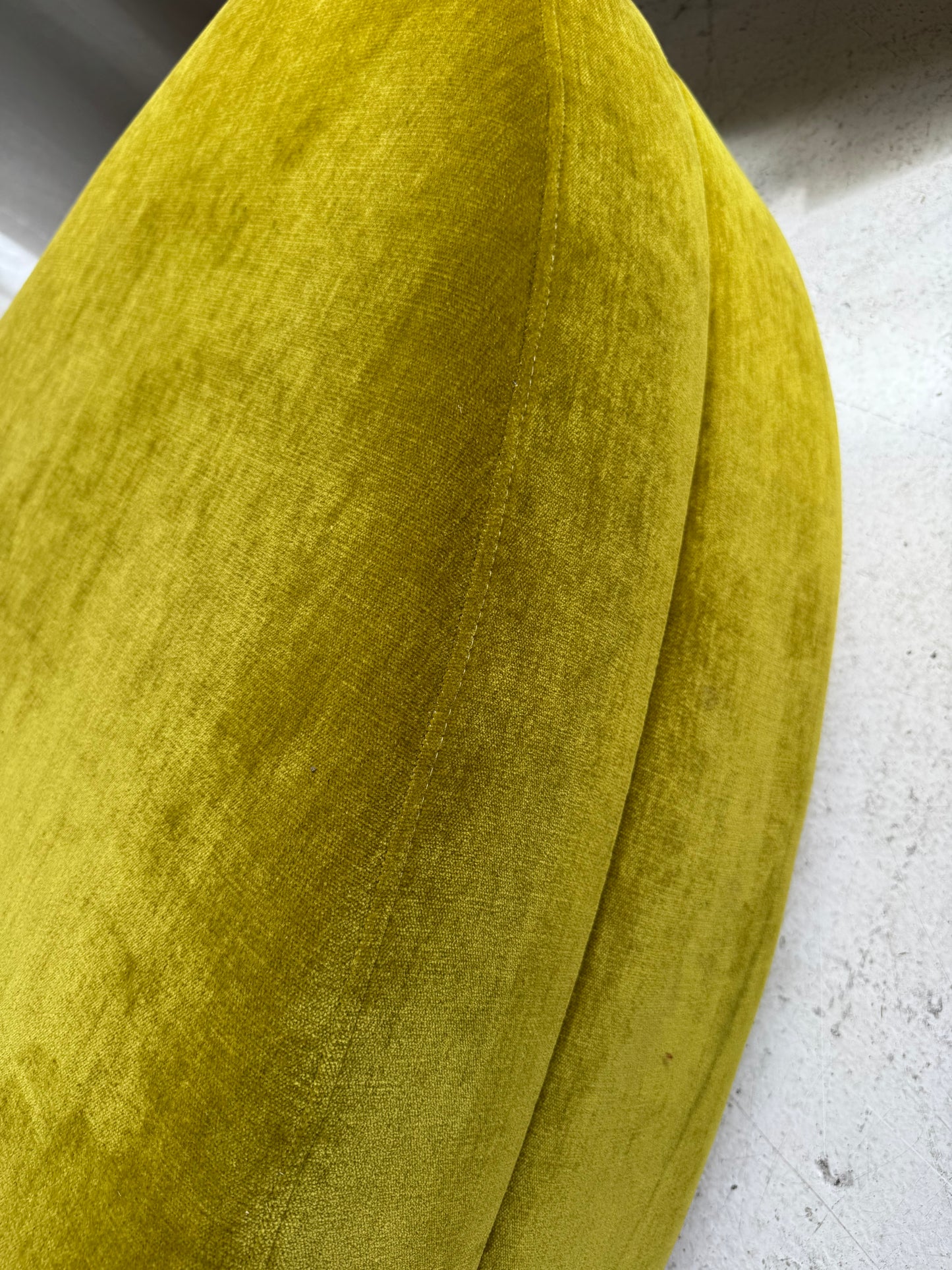 Bespoke Large Ottoman - Chatruese Velvet