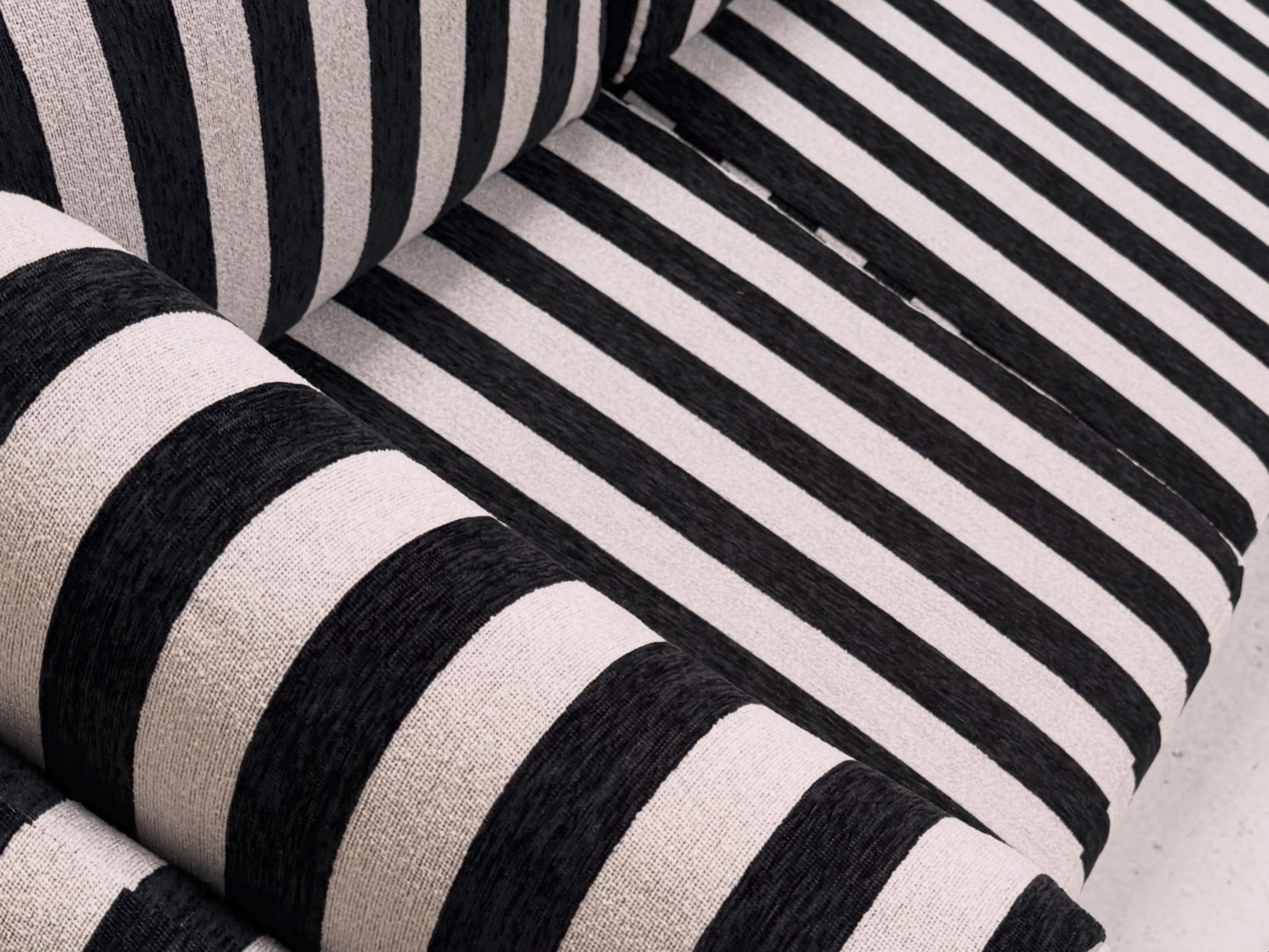 Vintage Jumbo Stripe Modular Sofa - Freshly Reupholstered