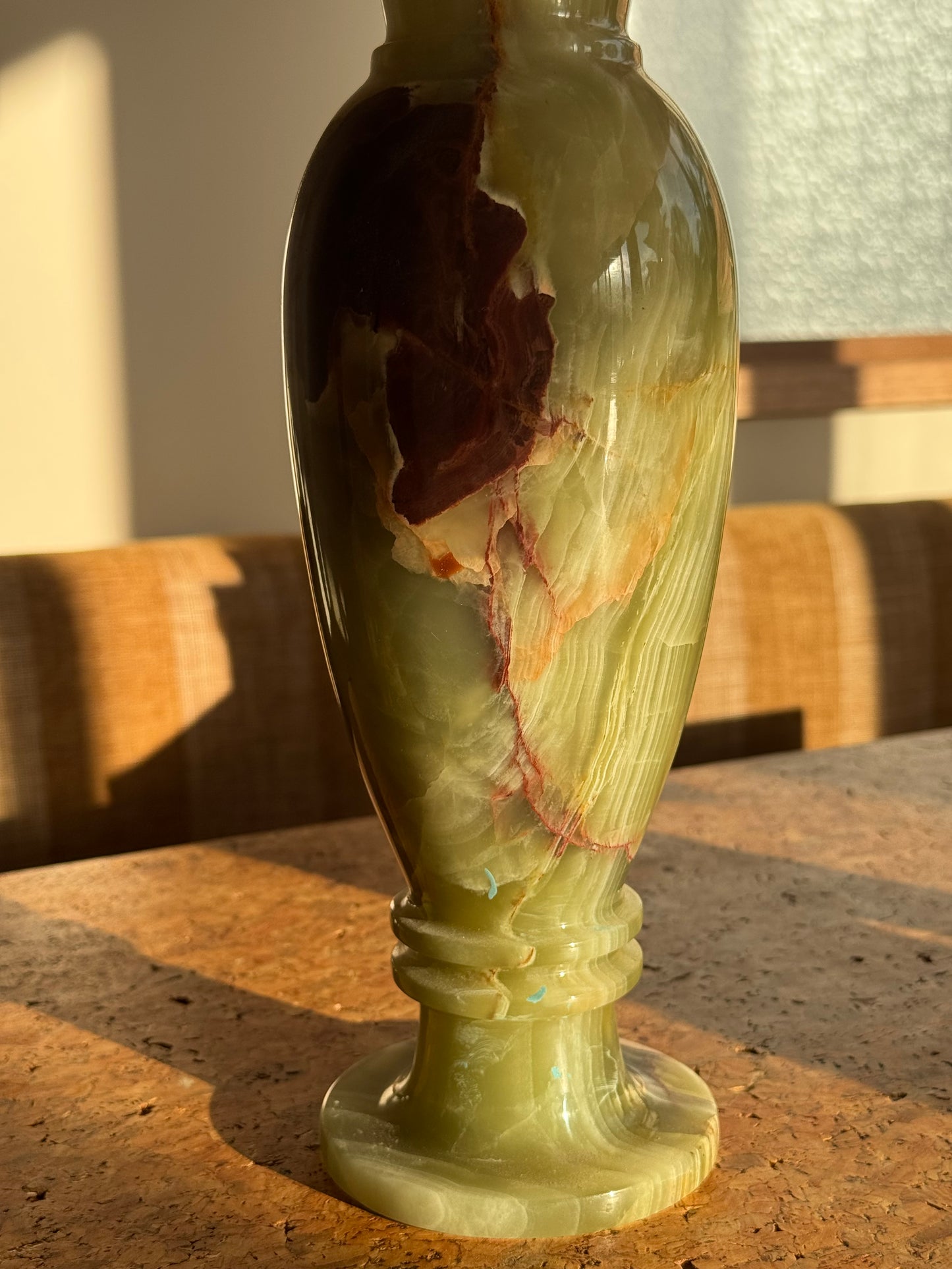 Green Onyx Vase
