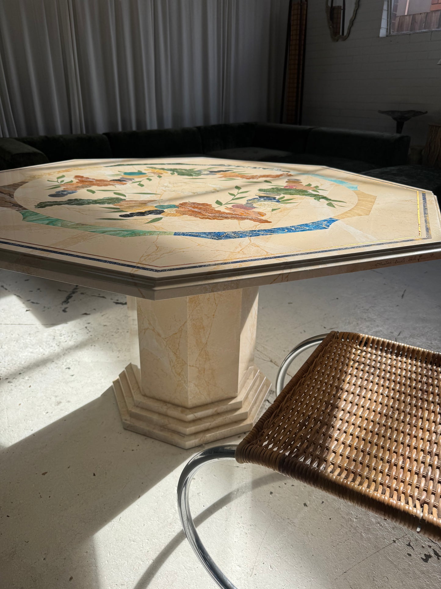 Vintage Patterned Dining Table