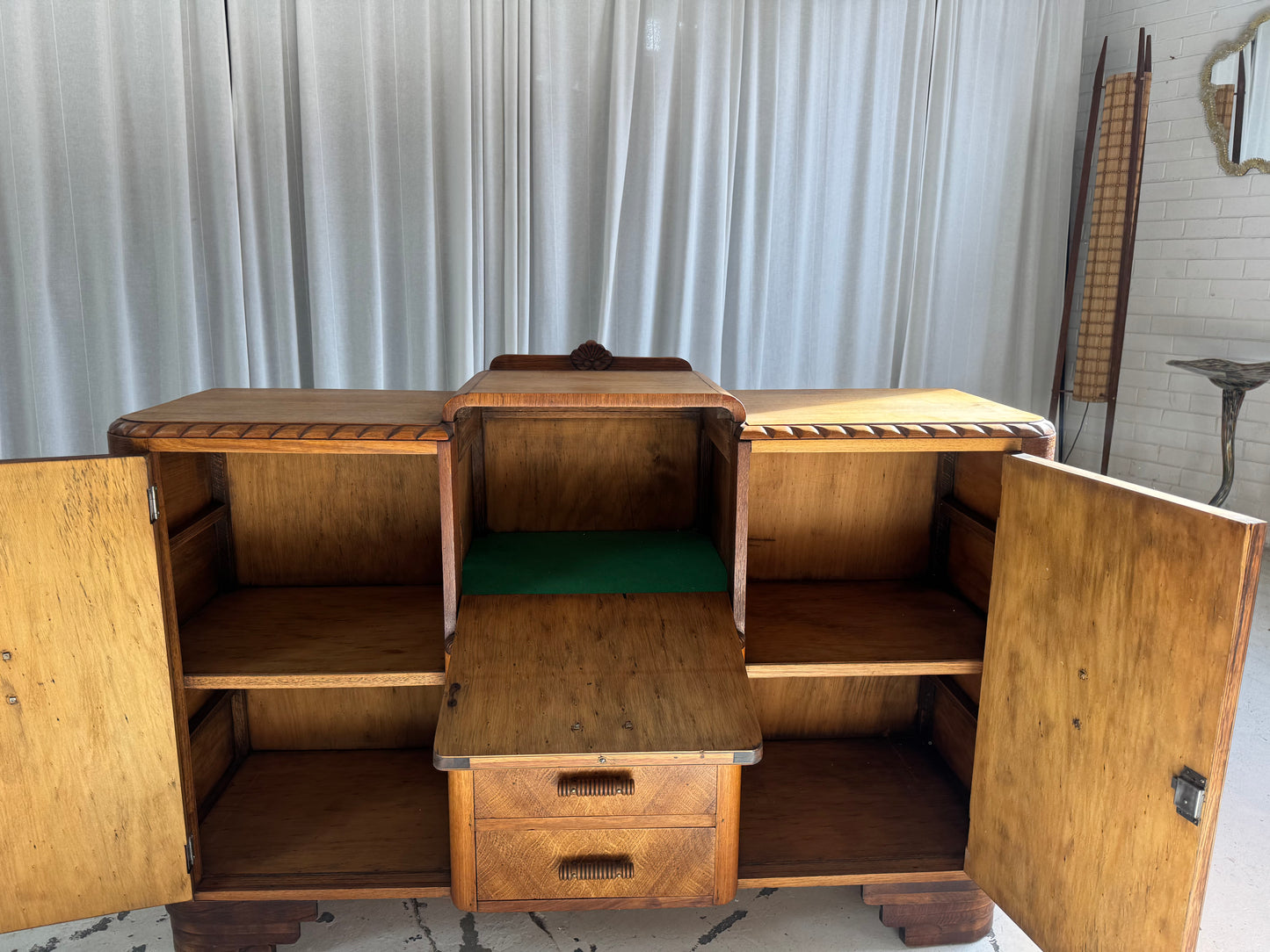 Restored Art Nouveau Antique Cabinet