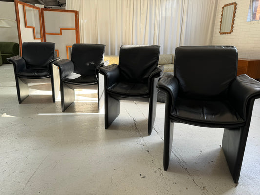 Italian Leather Chairs