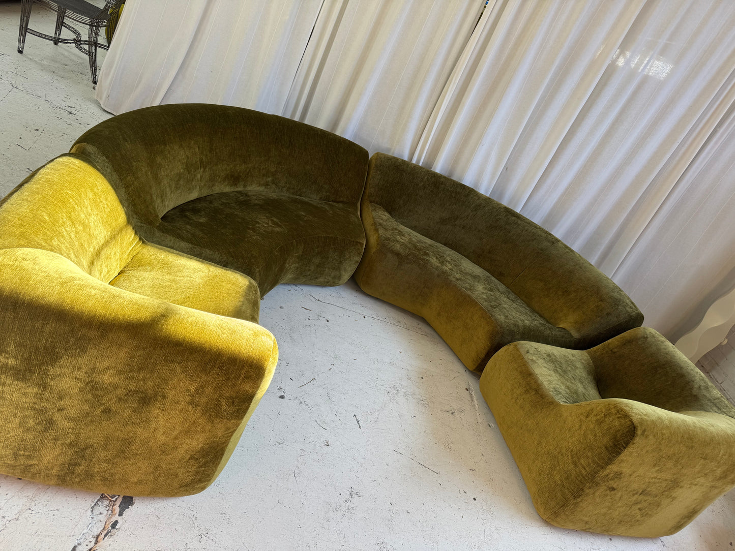 Large Featherston Numero Vintage Modular Sofa Set - Reupholstered