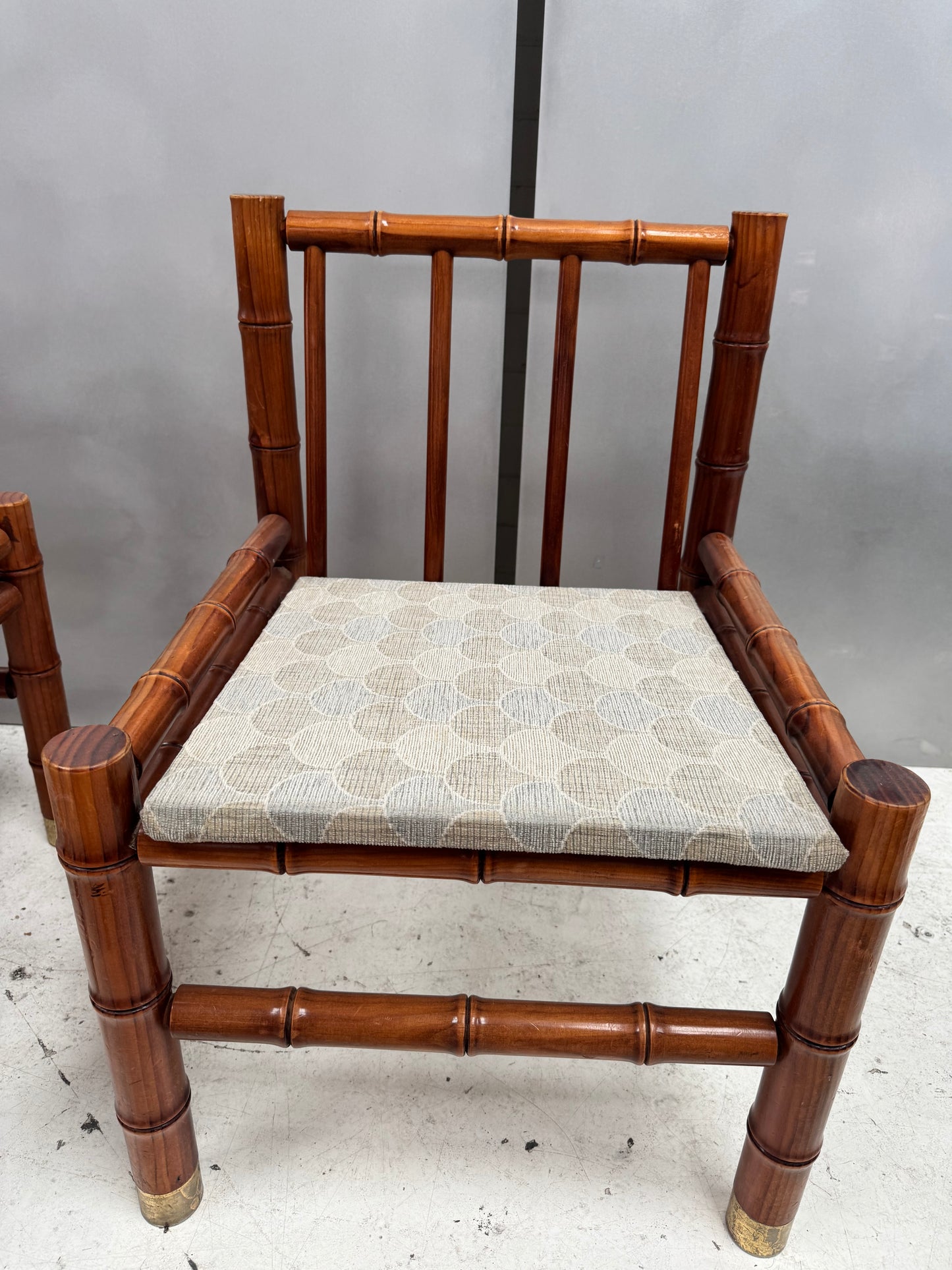 Vintage Bamboo Chairs - Set of 4