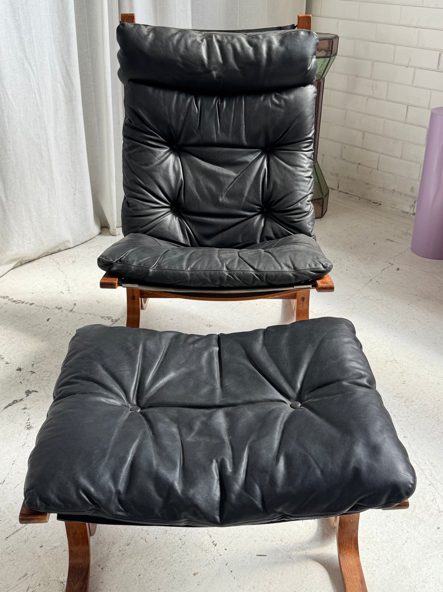 Ingmar Relling Siesta Chair & Ottoman Set