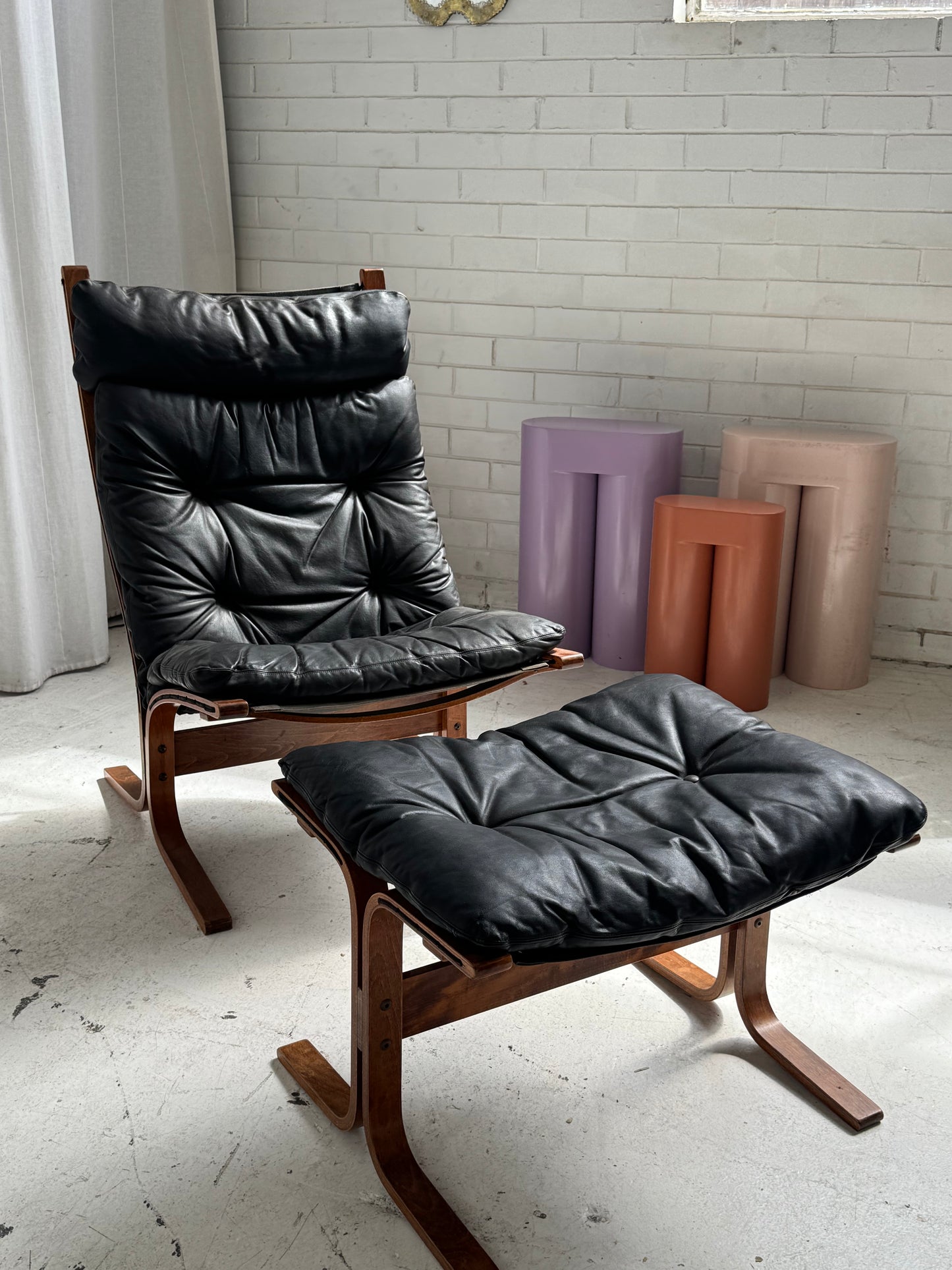 Ingmar Relling Siesta Chair & Ottoman Set