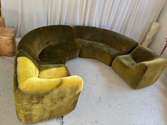 Large Featherston Numero Vintage Modular Sofa Set - Reupholstered